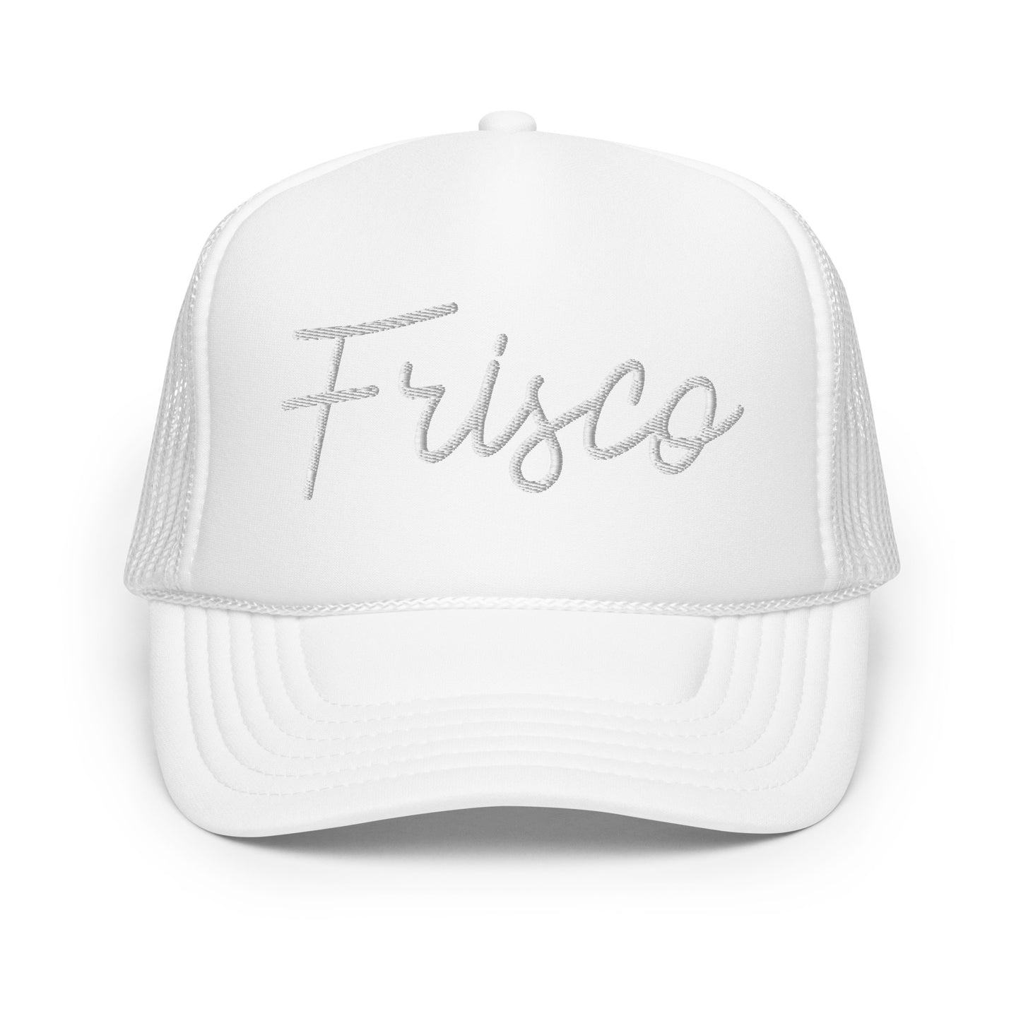 Frisco Retro Script Foam 5 Panel A-Frame Snapback Trucker Hat