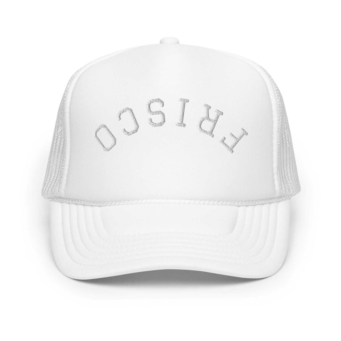 Frisco Upside Down Arch Foam 5 Panel A-Frame Snapback Trucker Hat