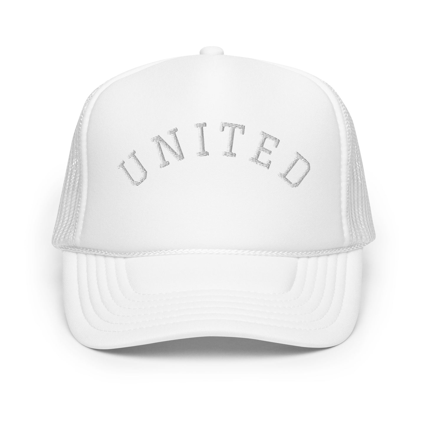 United States USA "United" Arch Foam 5 Panel A-Frame Snapback Trucker Hat