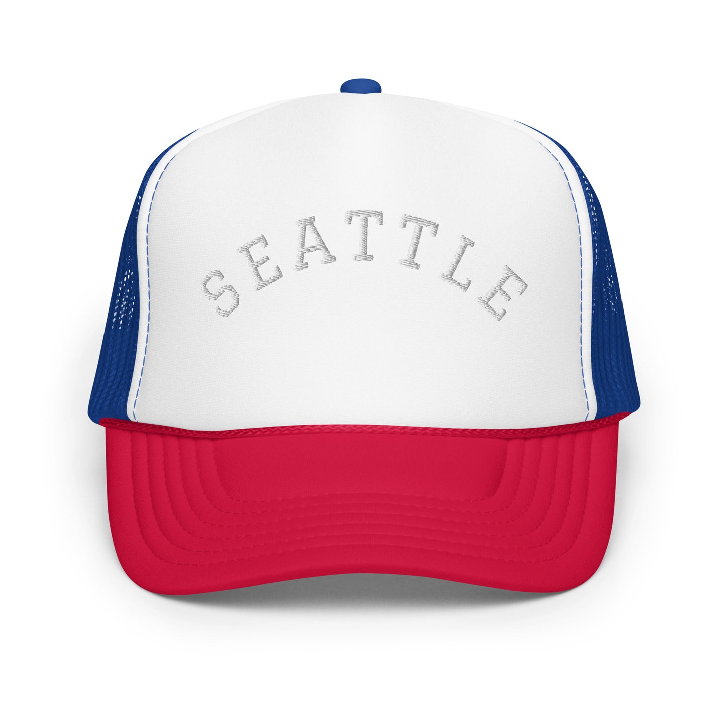 Seattle Arch Foam 5 Panel A-Frame Snapback Trucker Hat