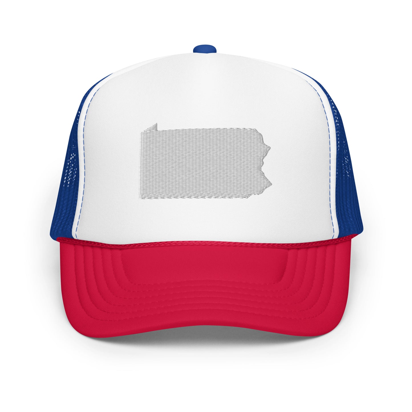 Pennsylvania State Silhouette Foam 5 Panel A-Frame Snapback Trucker Hat