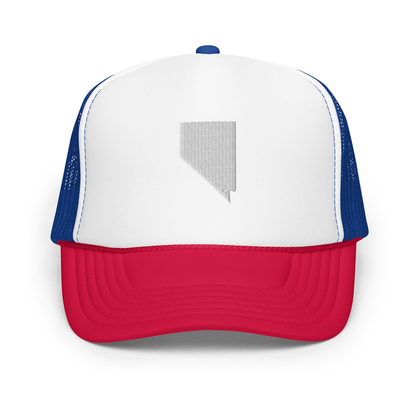 Nevada State Silhouette Foam 5 Panel A-Frame Snapback Trucker Hat