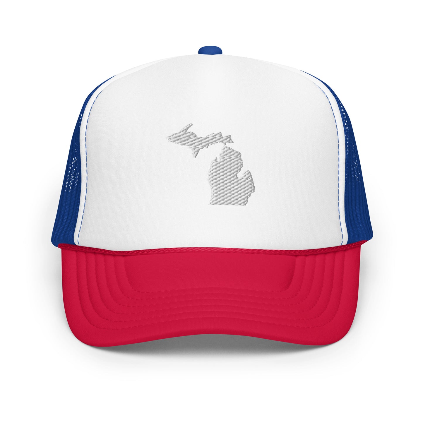 Michigan State Silhouette Foam 5 Panel A-Frame Snapback Trucker Hat