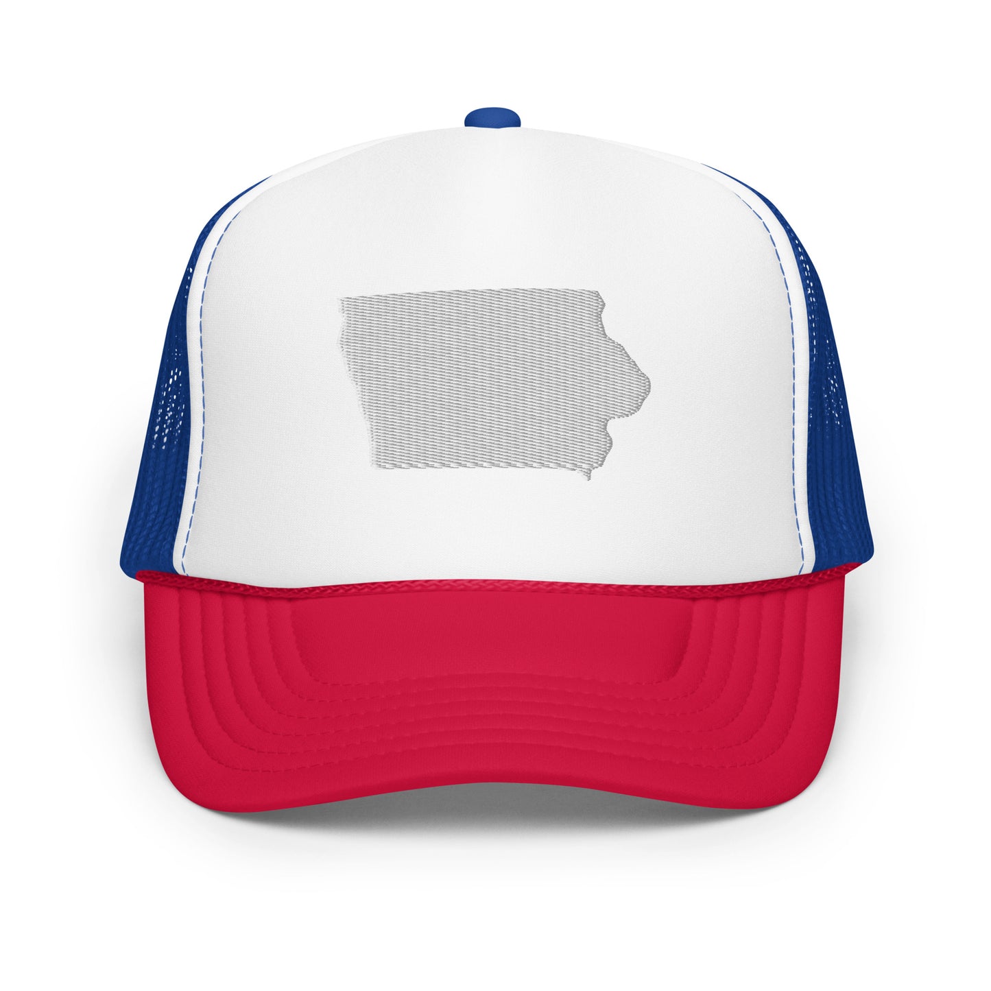 Iowa State Silhouette Foam 5 Panel A-Frame Snapback Trucker Hat