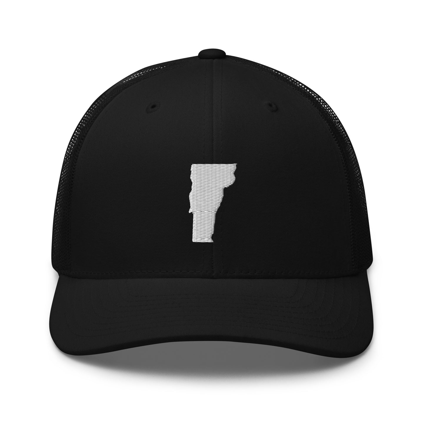 Vermont State Silhouette Mid 6 Panel Snapback Trucker Hat