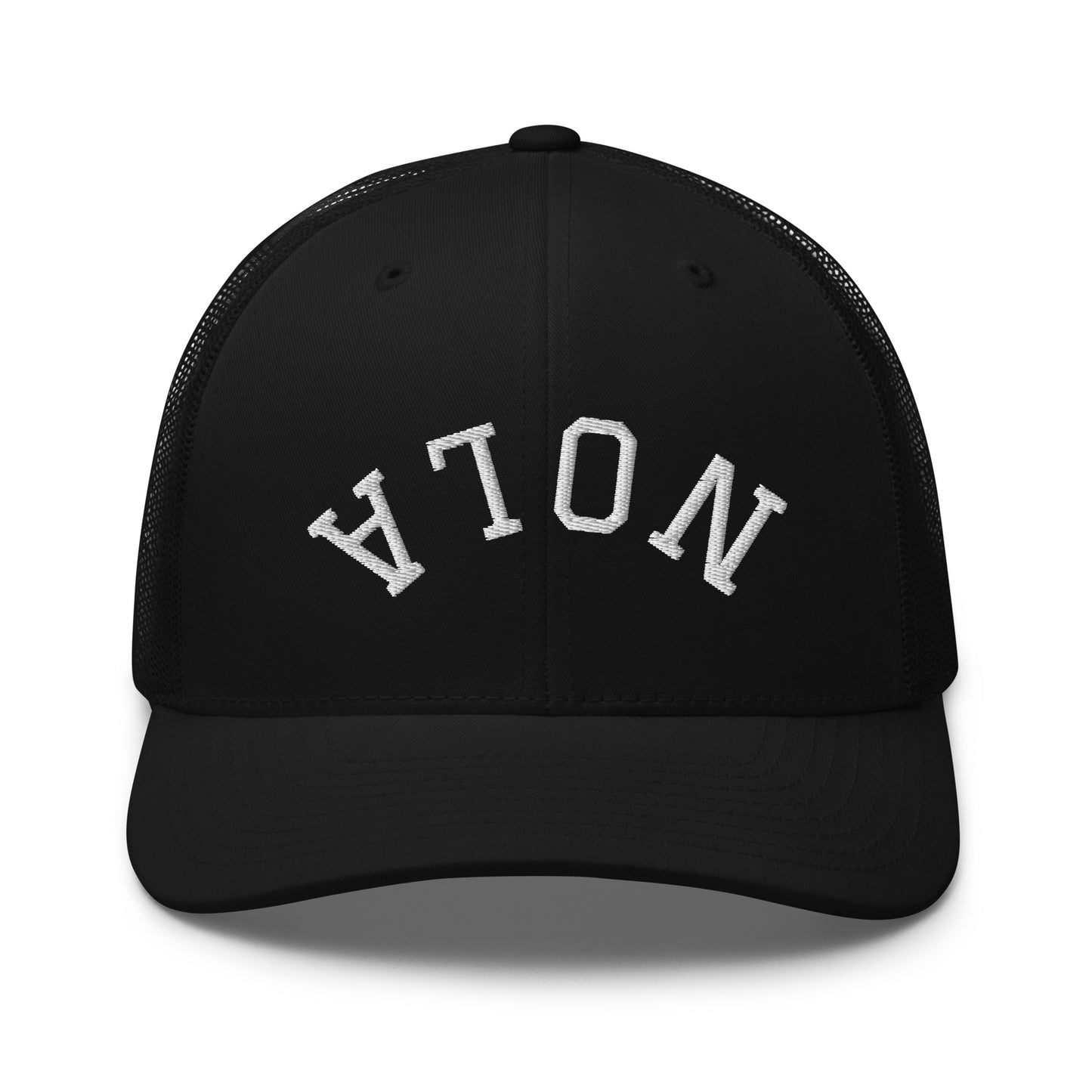 New Orleans Upside Down Arch Mid 6 Panel Snapback Trucker Hat