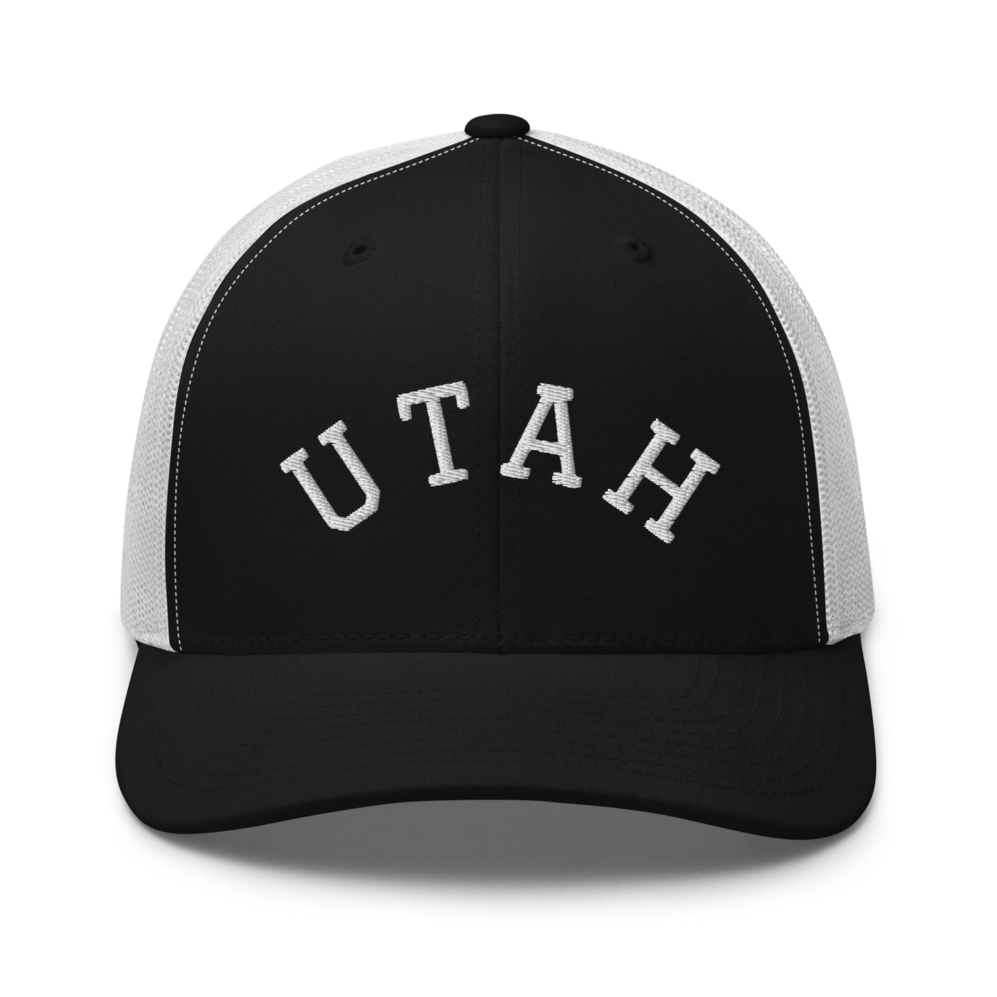 Utah Arch Mid 6 Panel Snapback Trucker Hat