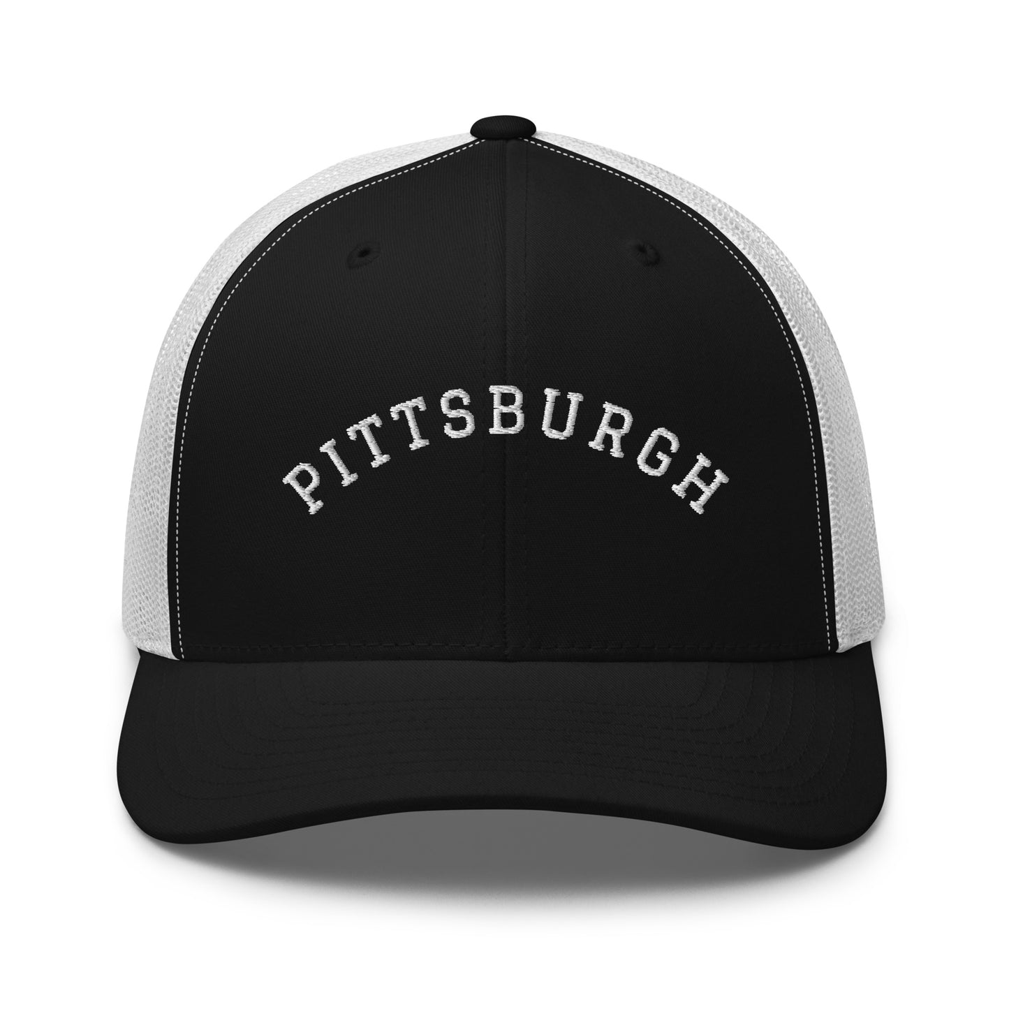 Pittsburgh Arch Mid 6 Panel Snapback Trucker Hat