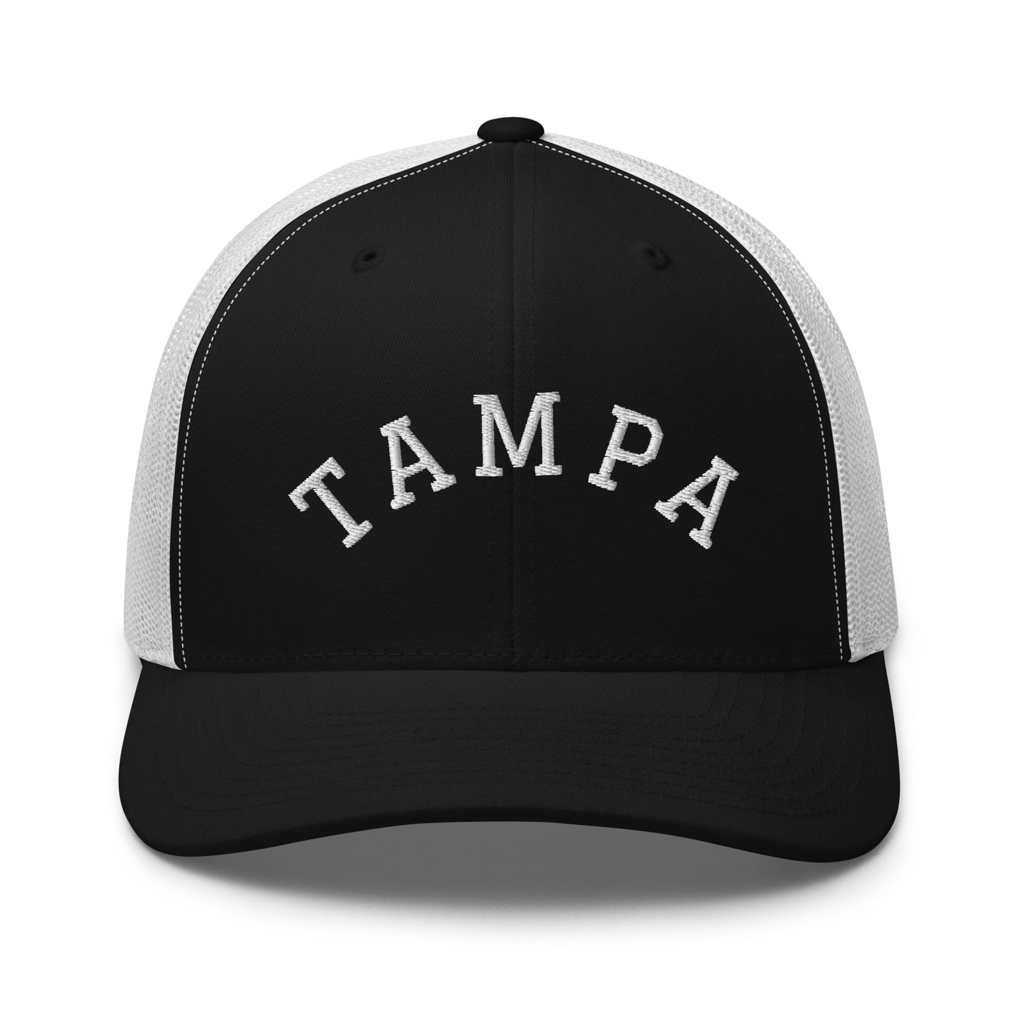 Tampa Arch Mid 6 Panel Snapback Trucker Hat