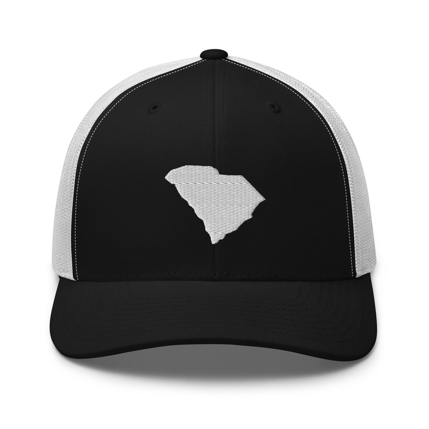 South Carolina State Silhouette Mid 6 Panel Snapback Trucker Hat