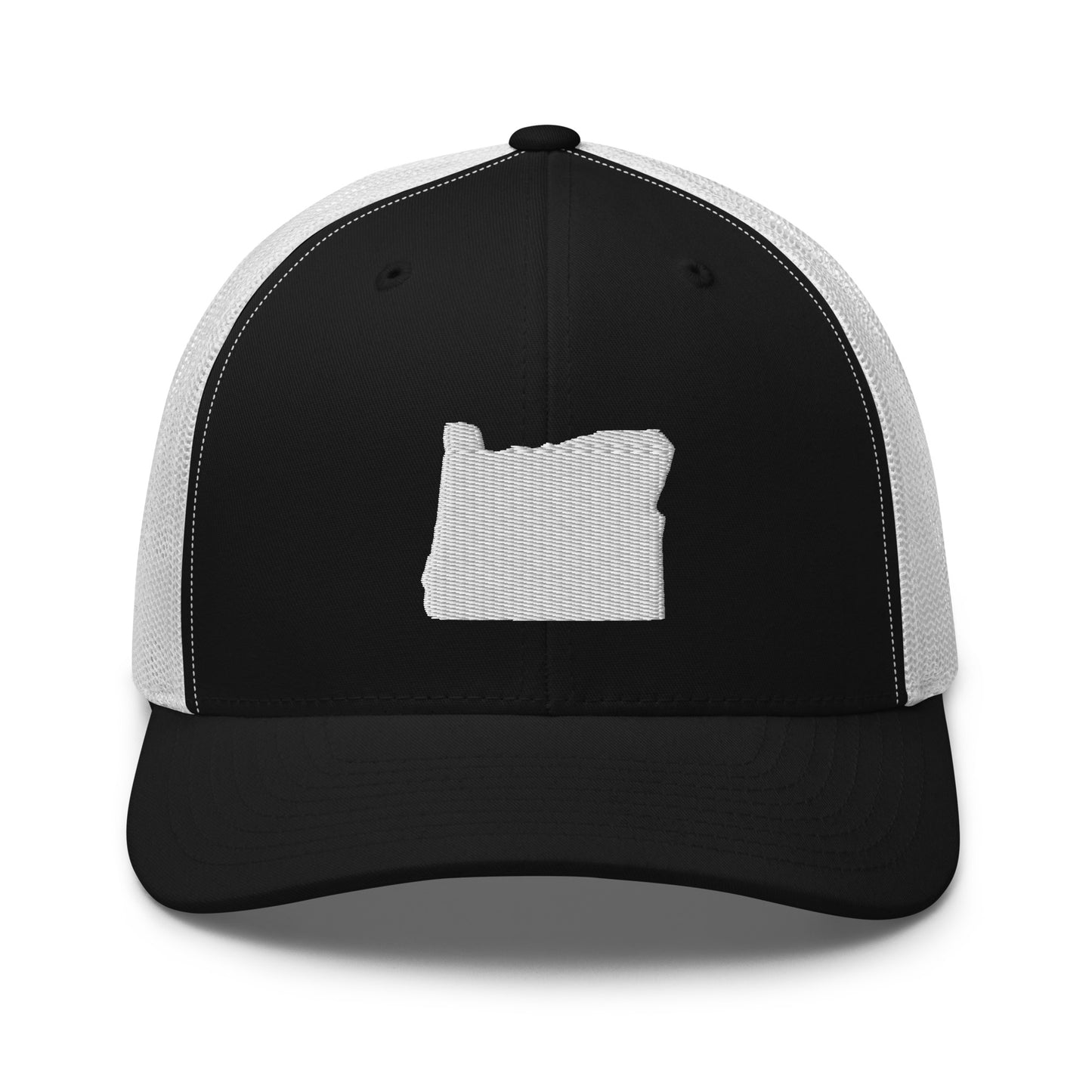Oregon State Silhouette Mid 6 Panel Snapback Trucker Hat