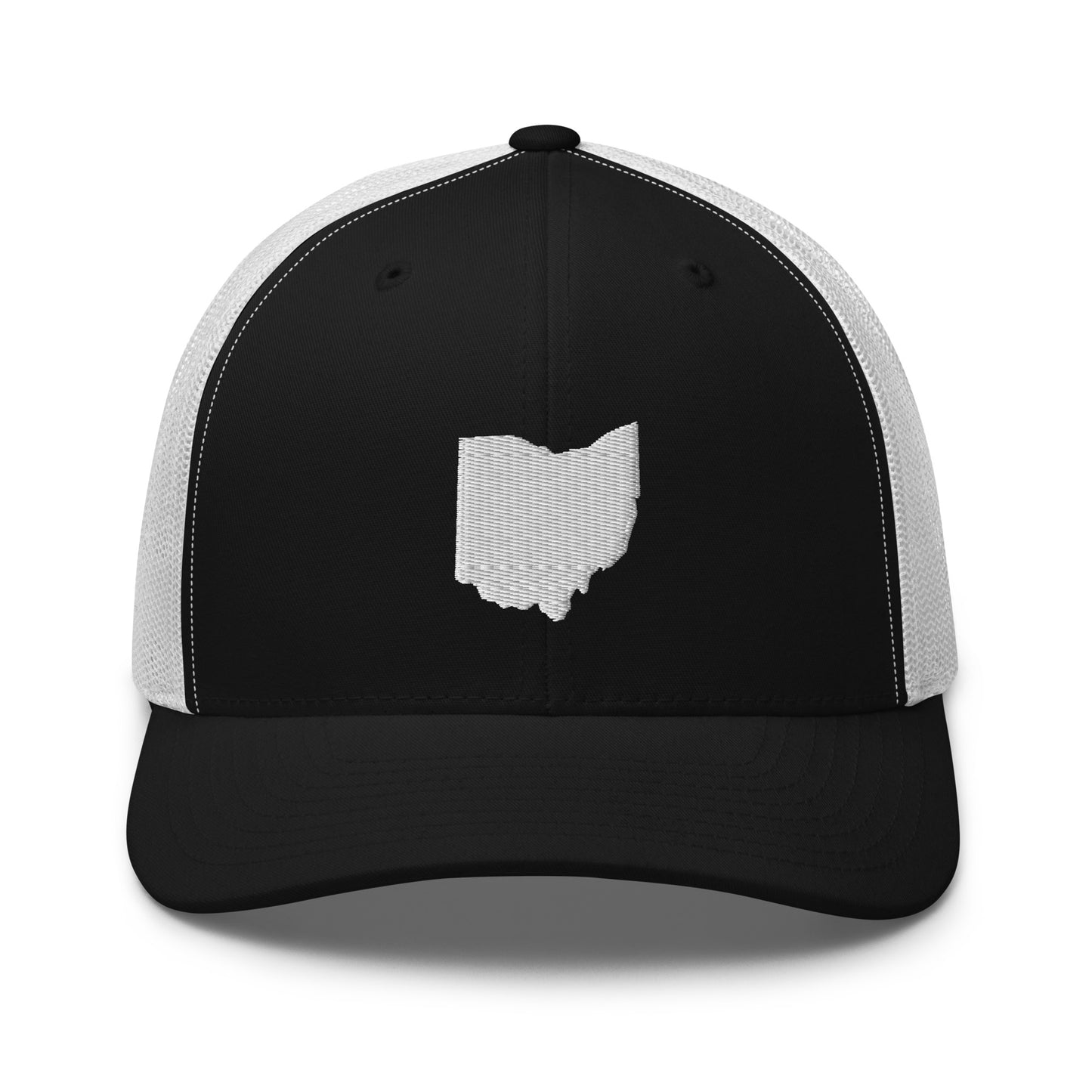 Ohio State Silhouette Mid 6 Panel Snapback Trucker Hat