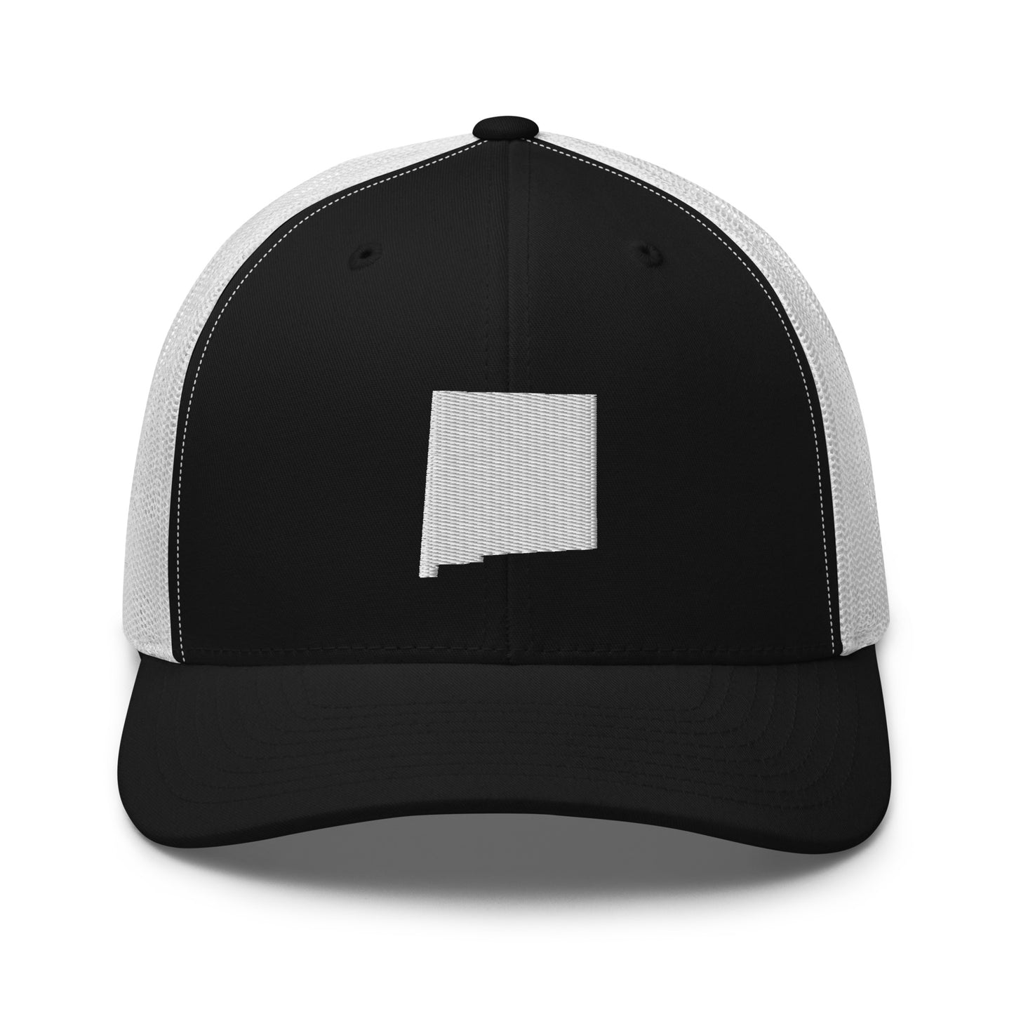 New Mexico State Silhouette Mid 6 Panel Snapback Trucker Hat