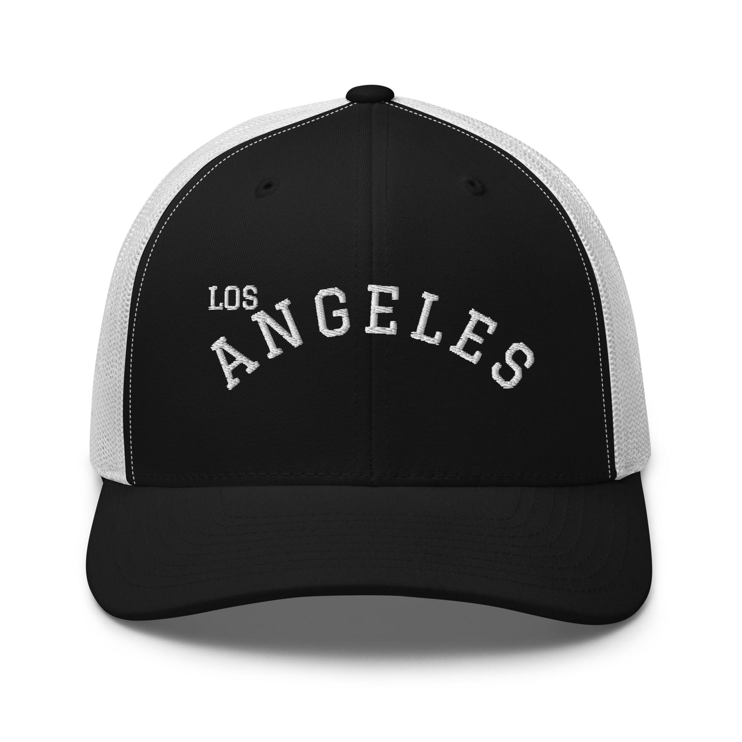 Los Angeles Arch Mid 6 Panel Snapback Trucker Hat