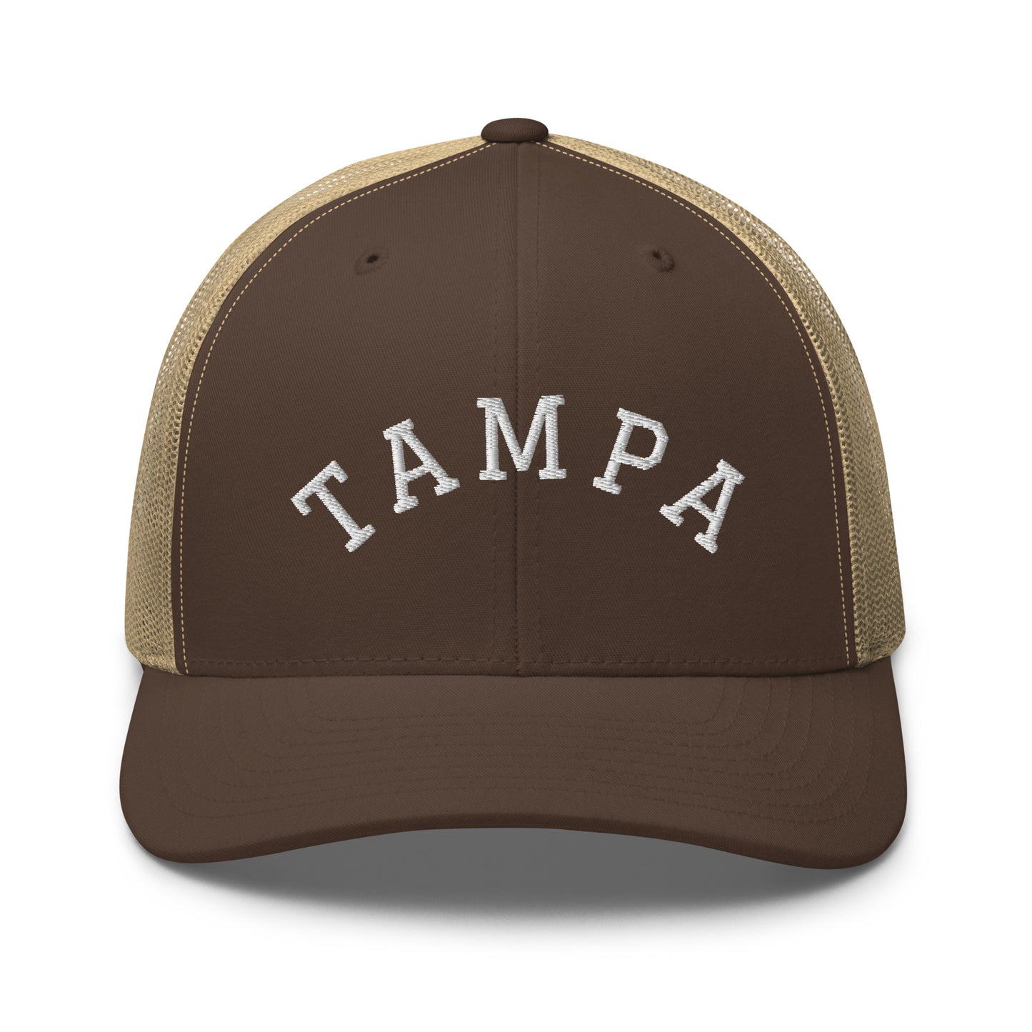 Tampa Arch Mid 6 Panel Snapback Trucker Hat