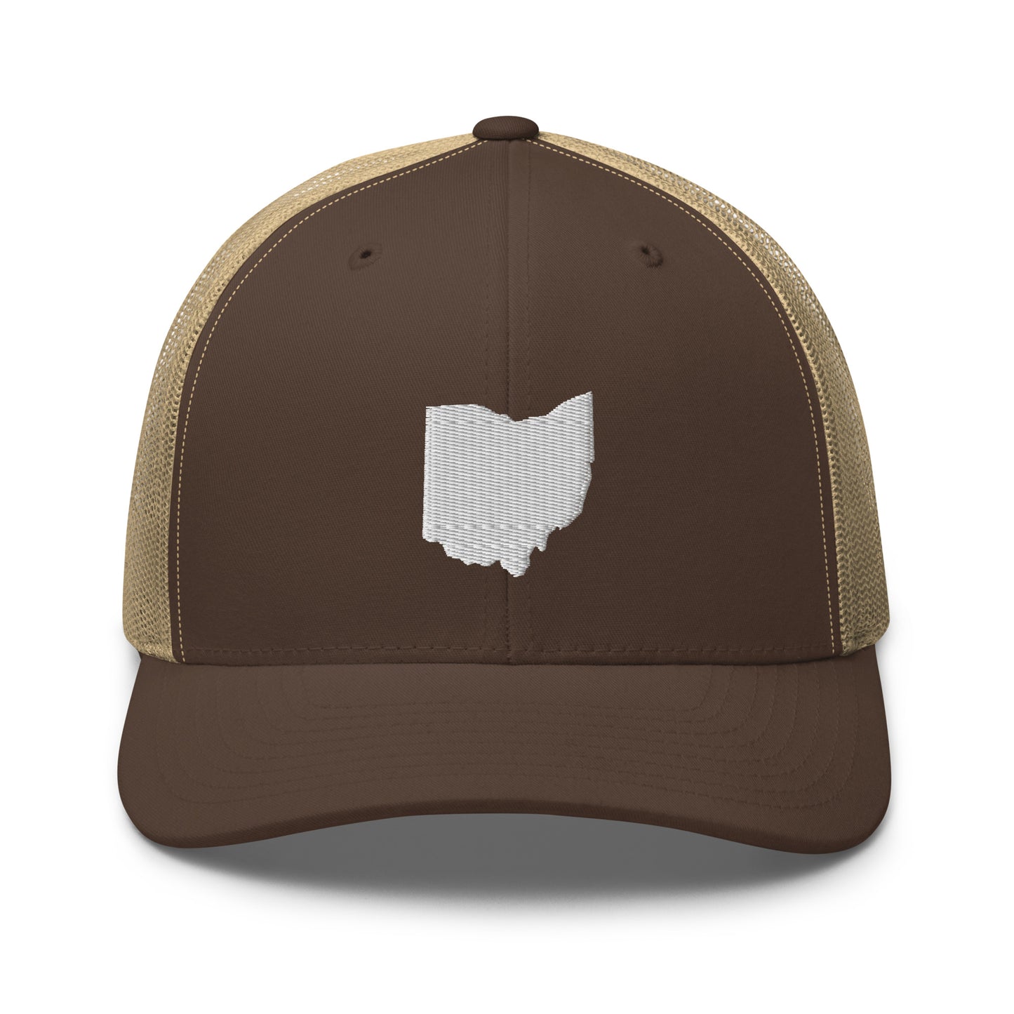 Ohio State Silhouette Mid 6 Panel Snapback Trucker Hat