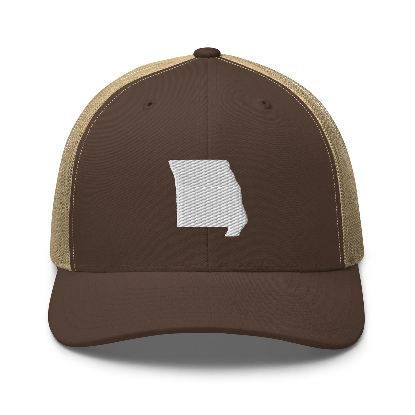 Missouri State Silhouette Mid 6 Panel Snapback Trucker Hat