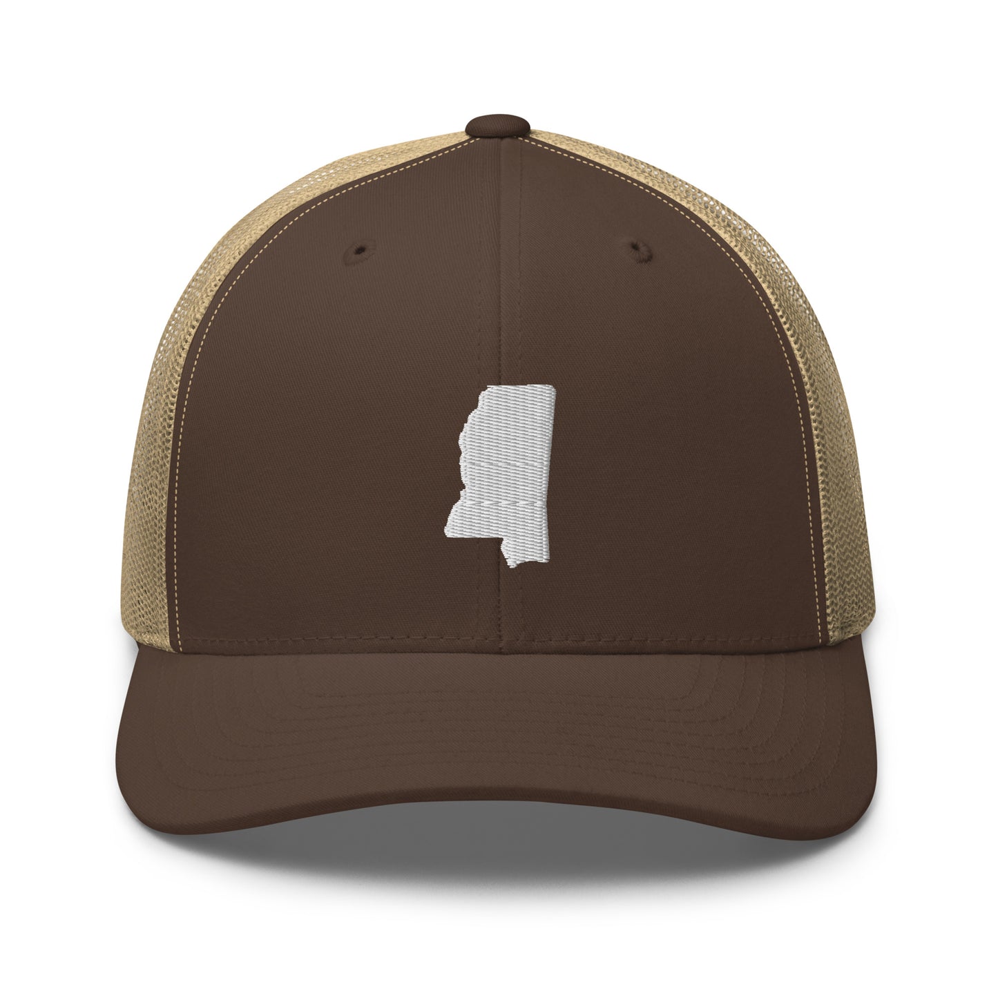 Mississippi State Silhouette Mid 6 Panel Snapback Trucker Hat