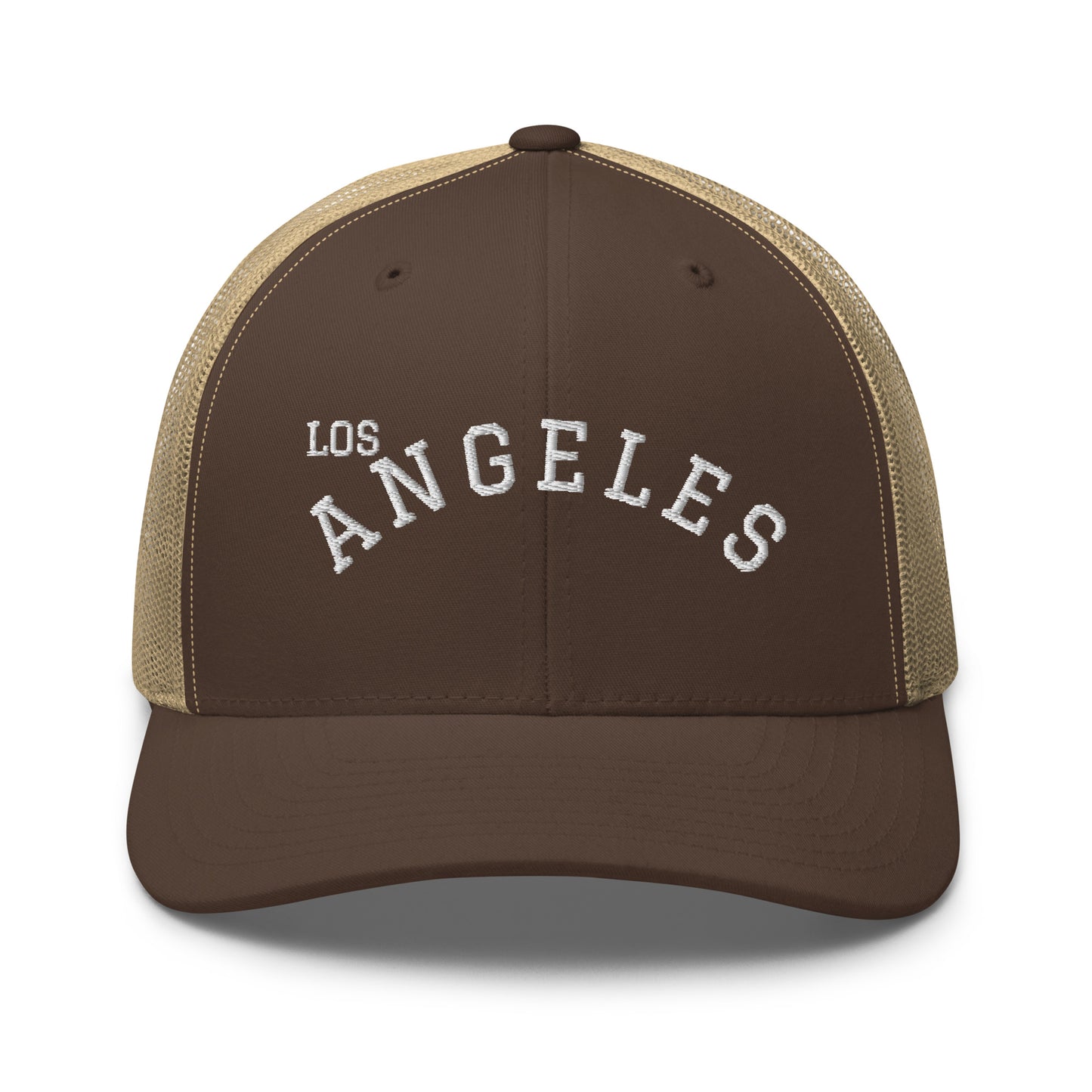 Los Angeles Arch Mid 6 Panel Snapback Trucker Hat