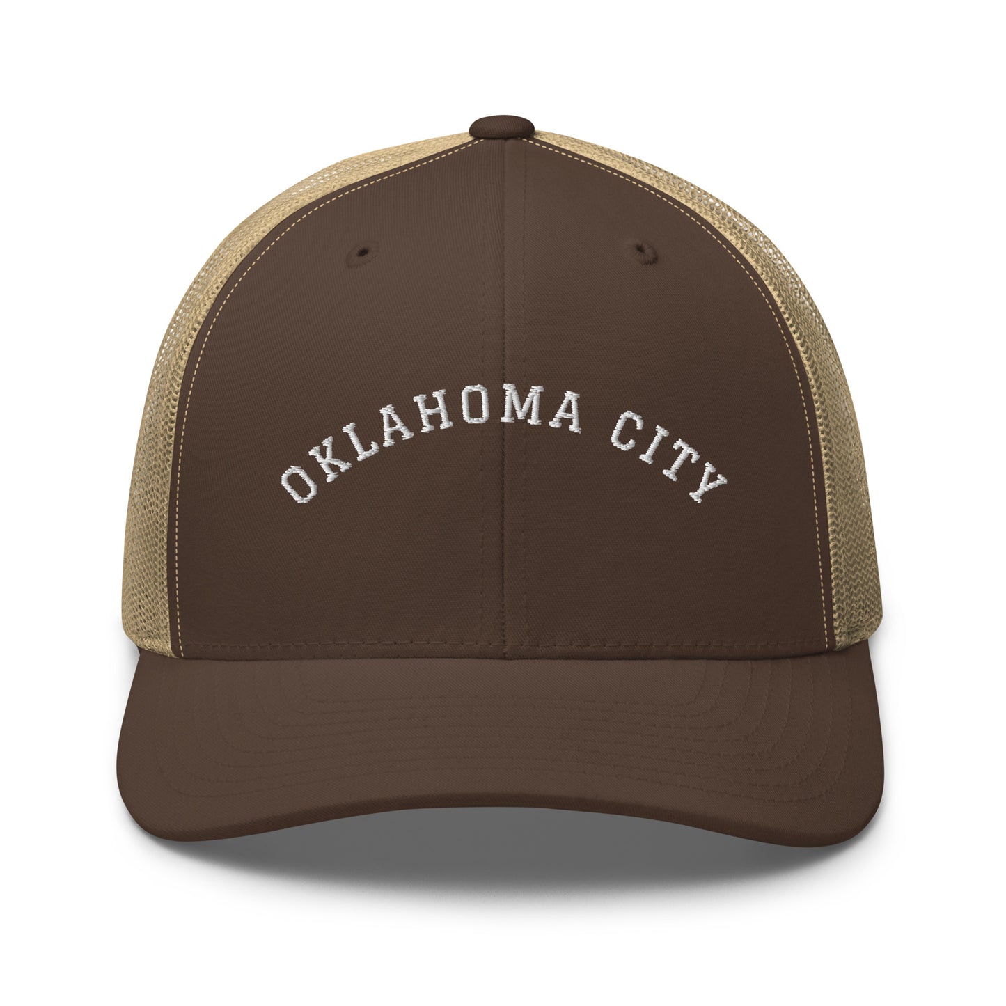 Oklahoma City Arch Mid 6 Panel Snapback Trucker Hat