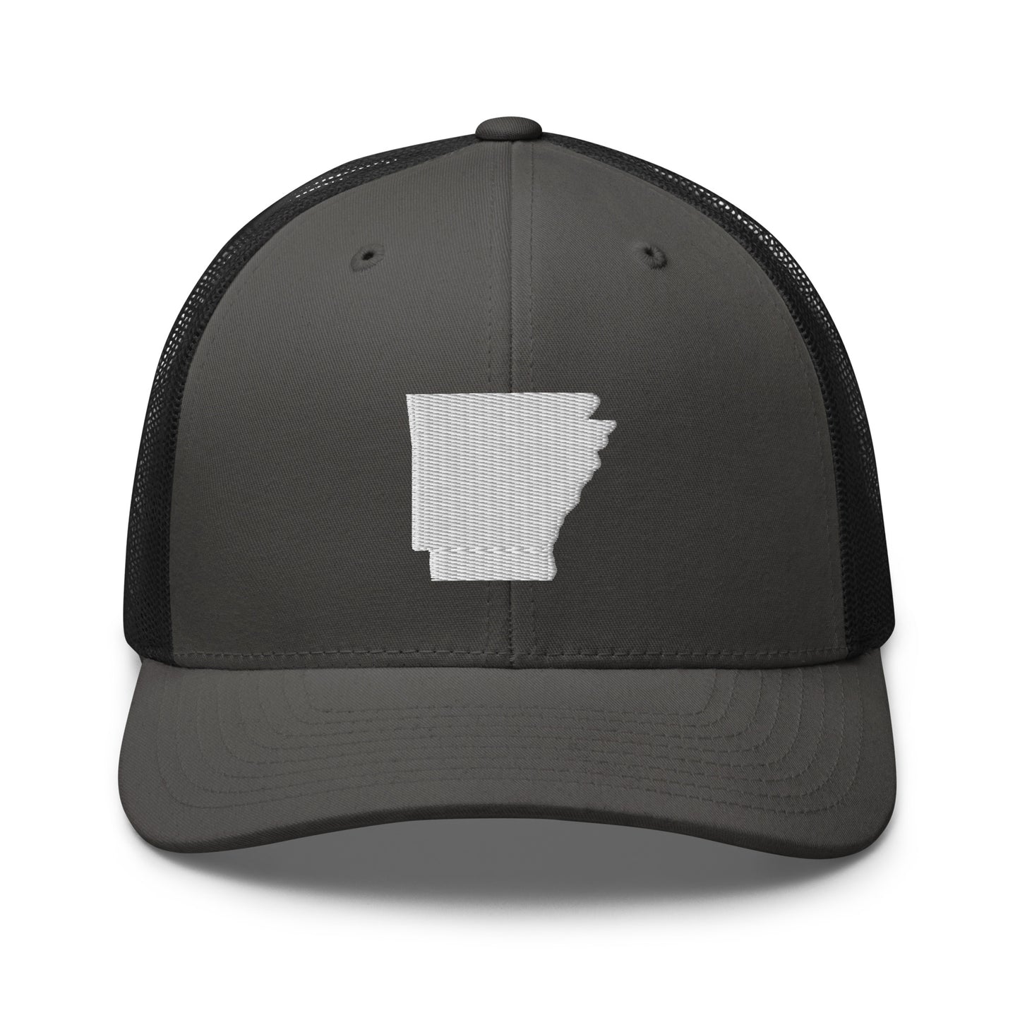 Arkansas State Silhouette Mid 6 Panel Snapback Trucker Hat