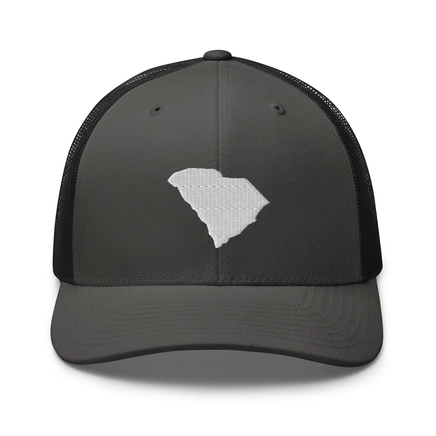 South Carolina State Silhouette Mid 6 Panel Snapback Trucker Hat