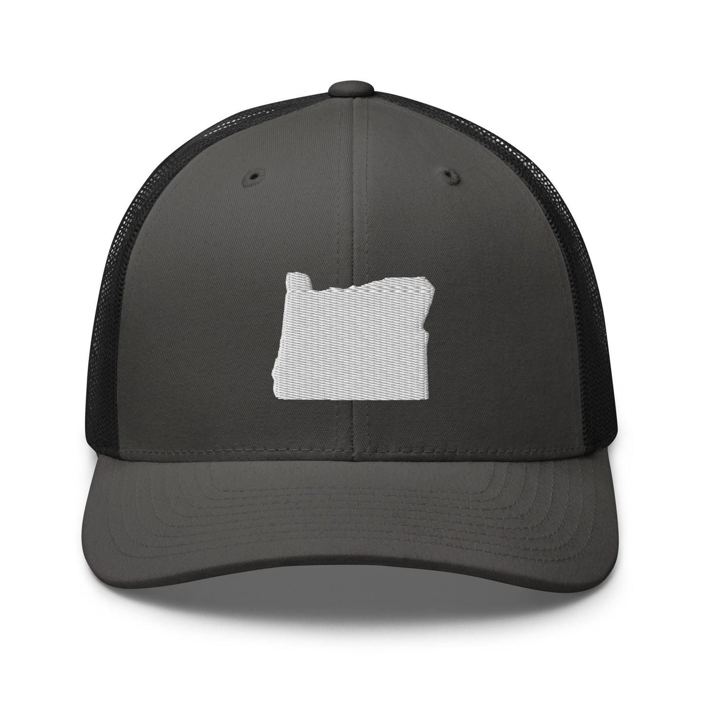 Oregon State Silhouette Mid 6 Panel Snapback Trucker Hat