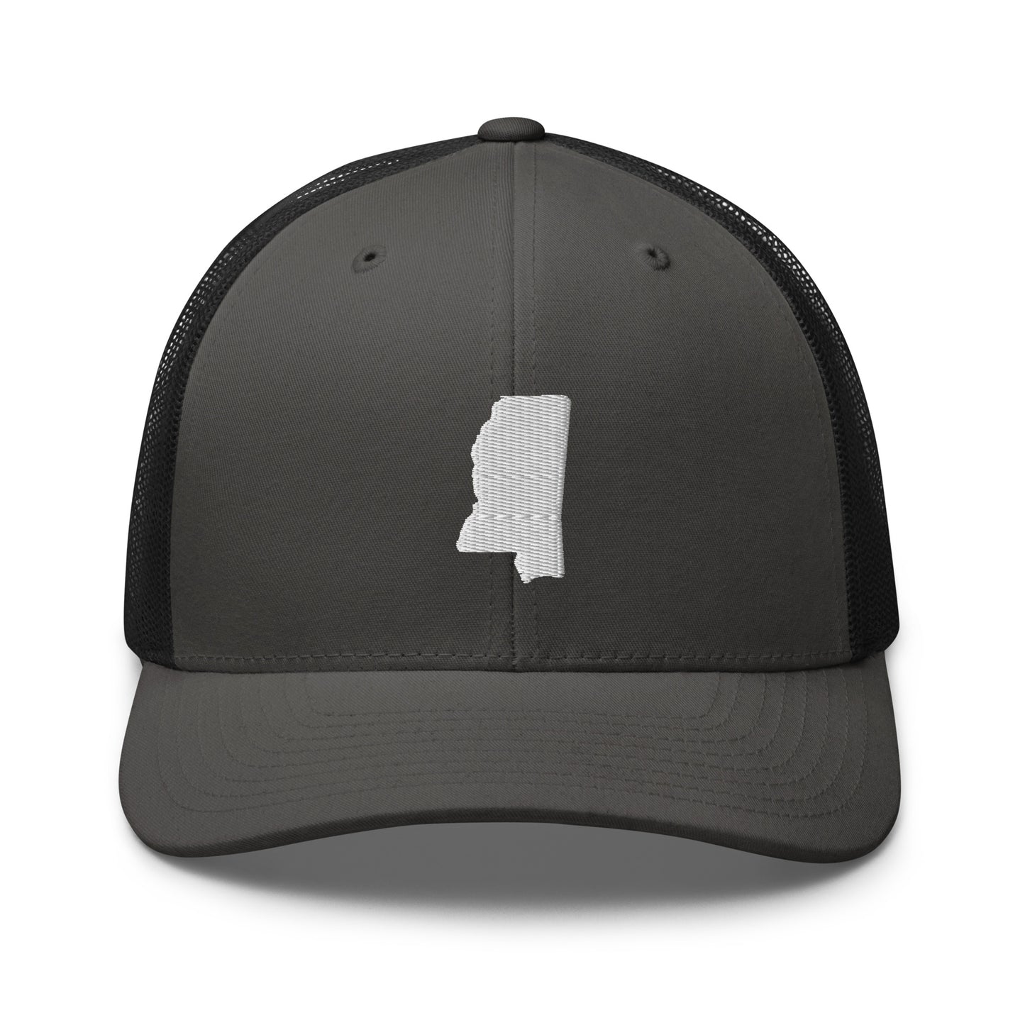 Mississippi State Silhouette Mid 6 Panel Snapback Trucker Hat
