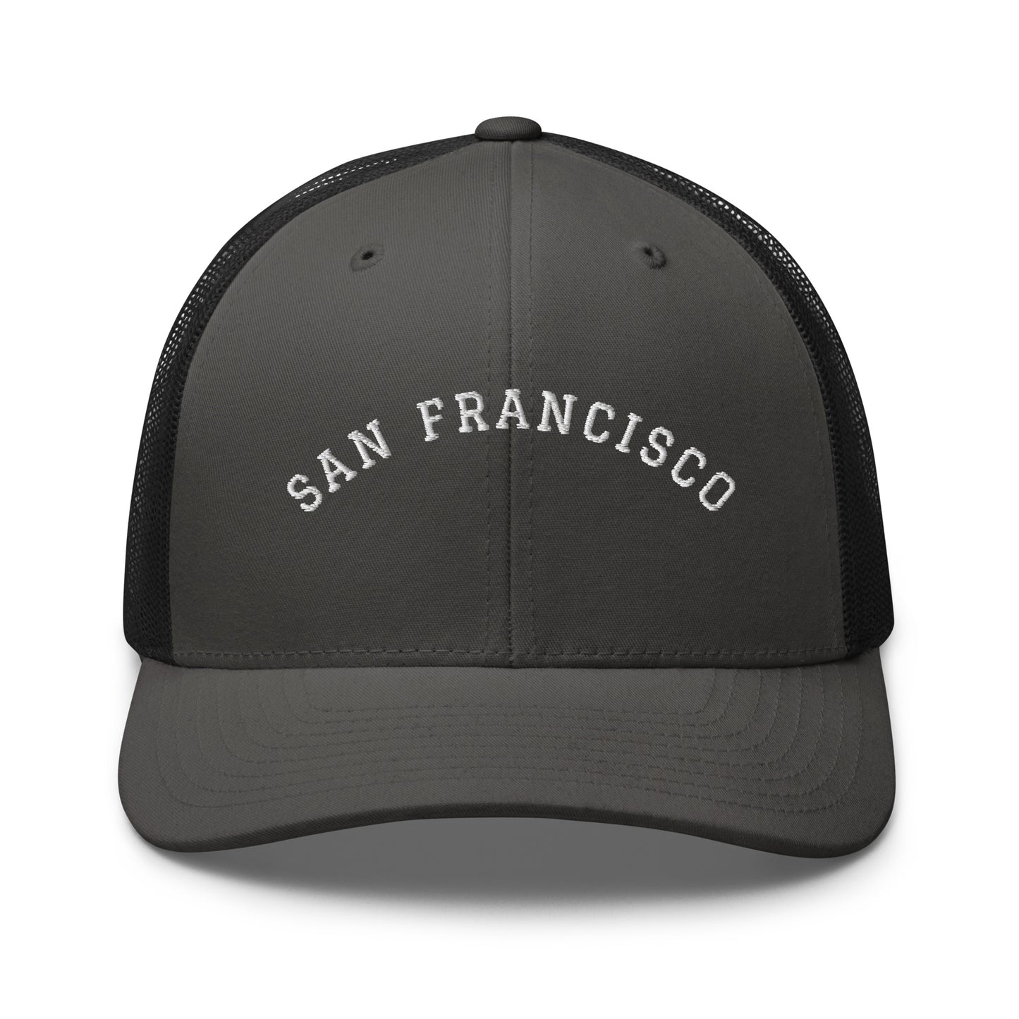 San Francisco Arch Mid 6 Panel Snapback Trucker Hat