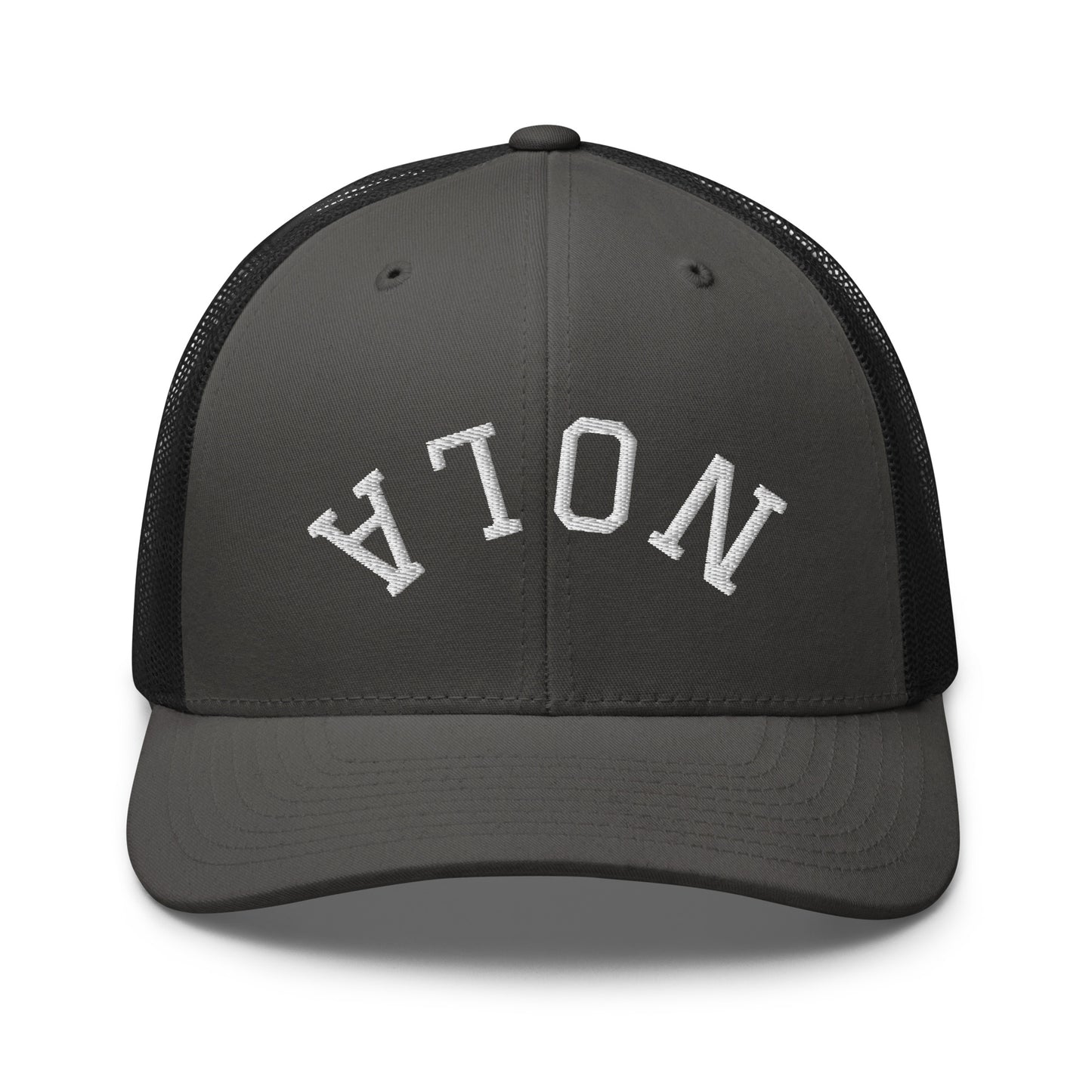New Orleans Upside Down Arch Mid 6 Panel Snapback Trucker Hat