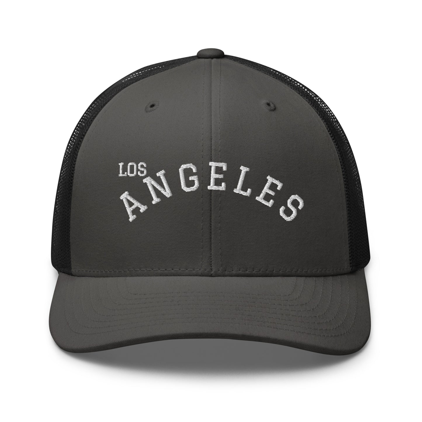Los Angeles Arch Mid 6 Panel Snapback Trucker Hat