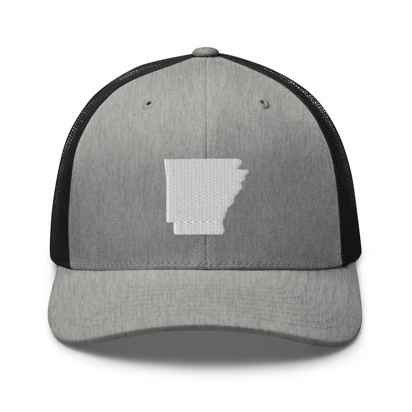Arkansas State Silhouette Mid 6 Panel Snapback Trucker Hat