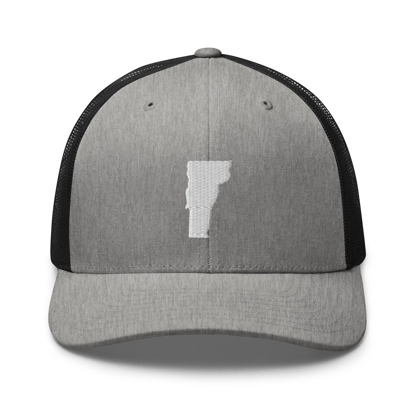 Vermont State Silhouette Mid 6 Panel Snapback Trucker Hat