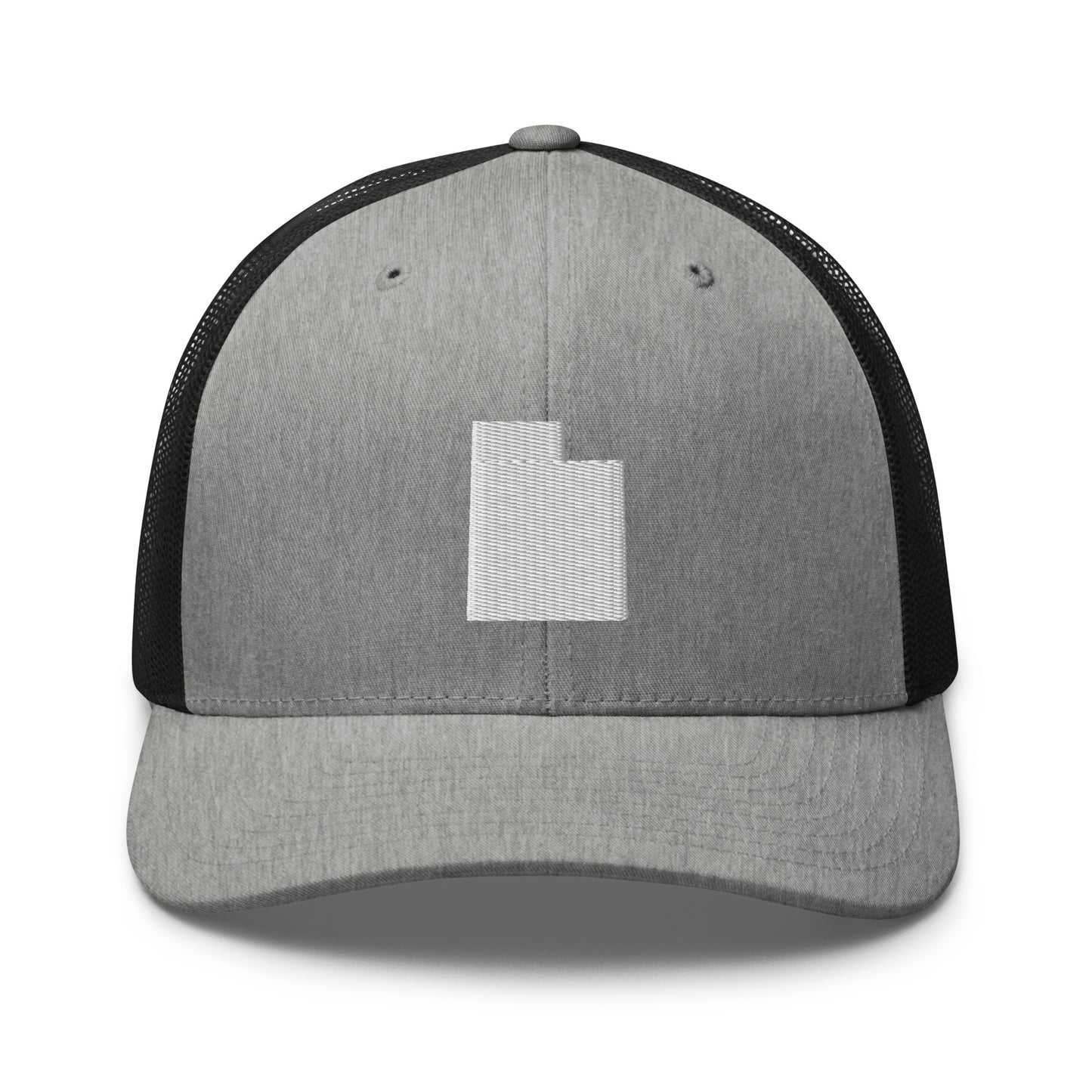 Utah State Silhouette Mid 6 Panel Snapback Trucker Hat