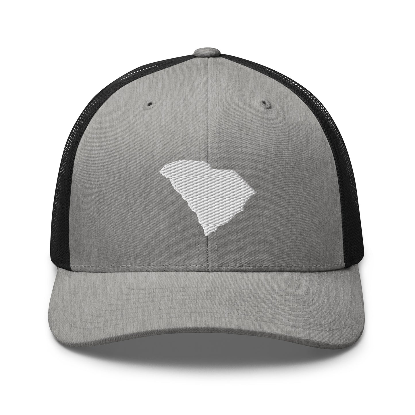 South Carolina State Silhouette Mid 6 Panel Snapback Trucker Hat