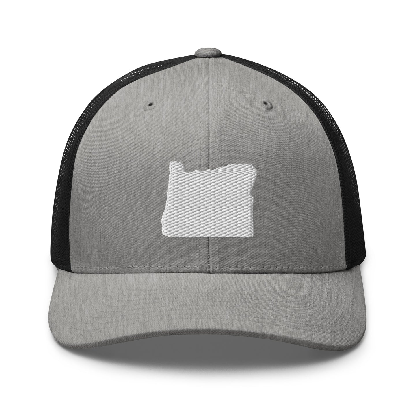 Oregon State Silhouette Mid 6 Panel Snapback Trucker Hat
