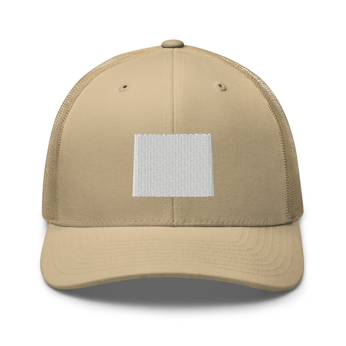 Wyoming State Silhouette Mid 6 Panel Snapback Trucker Hat