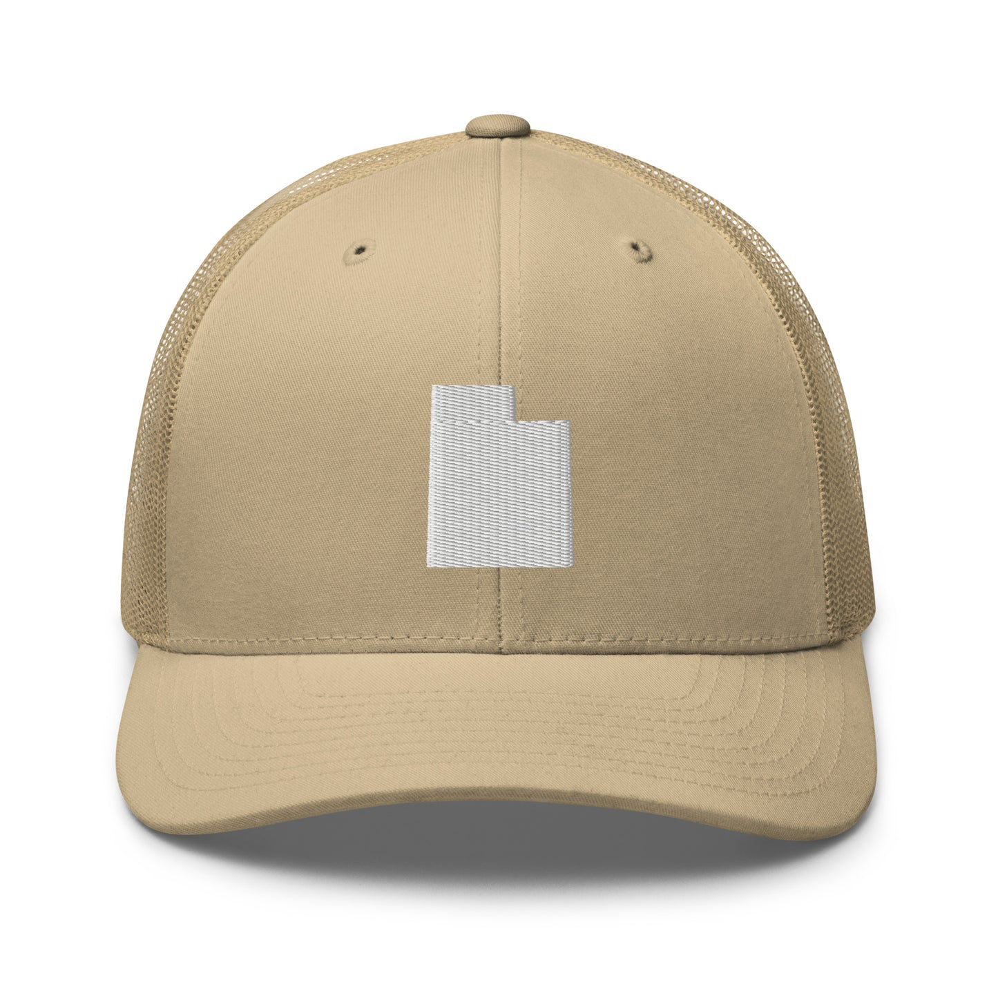 Utah State Silhouette Mid 6 Panel Snapback Trucker Hat