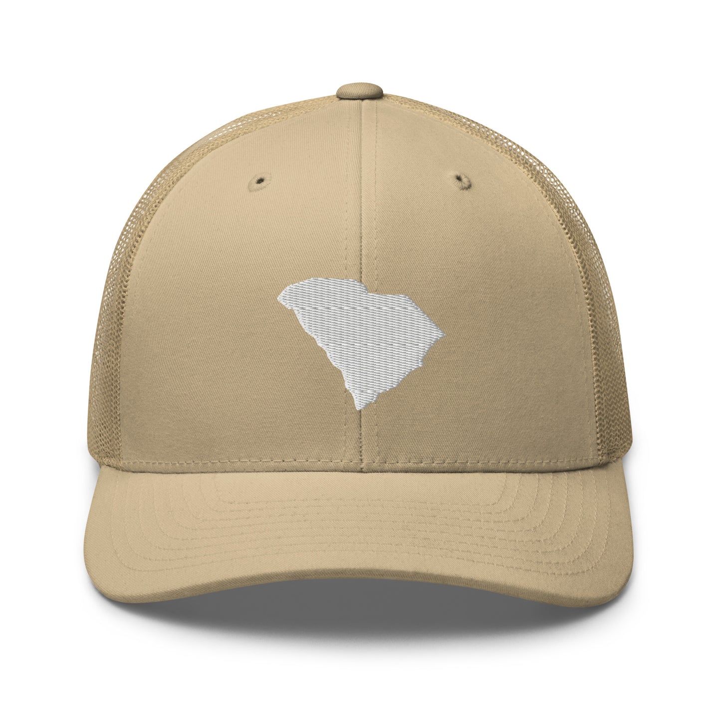 South Carolina State Silhouette Mid 6 Panel Snapback Trucker Hat