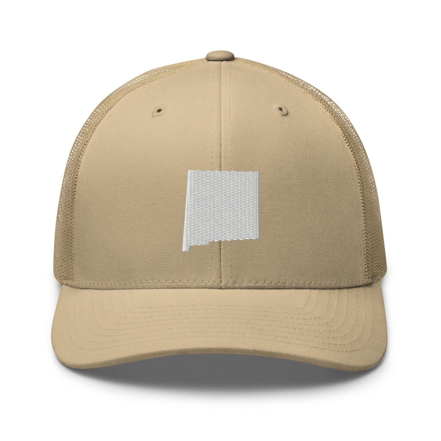 New Mexico State Silhouette Mid 6 Panel Snapback Trucker Hat