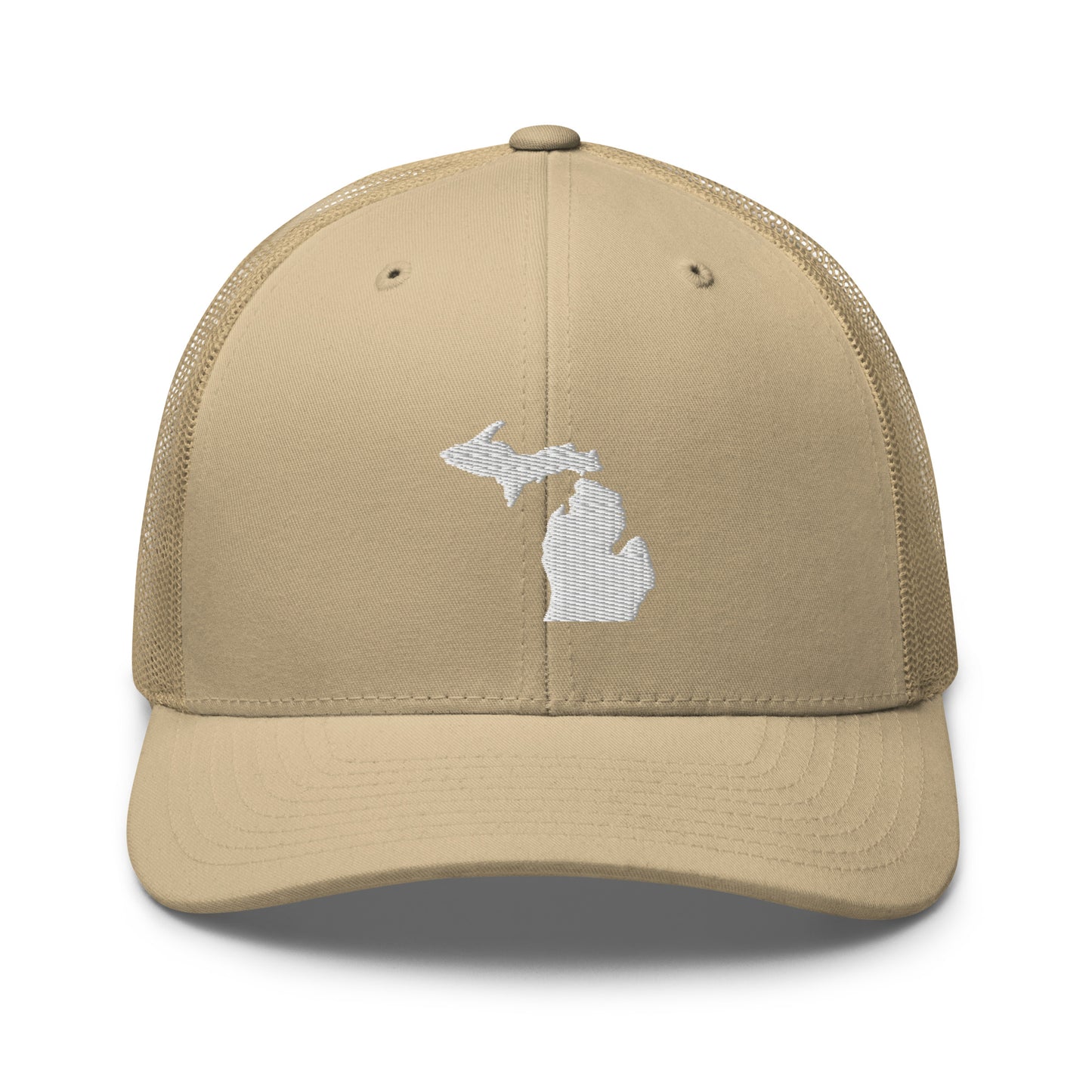 Michigan State Silhouette Mid 6 Panel Snapback Trucker Hat
