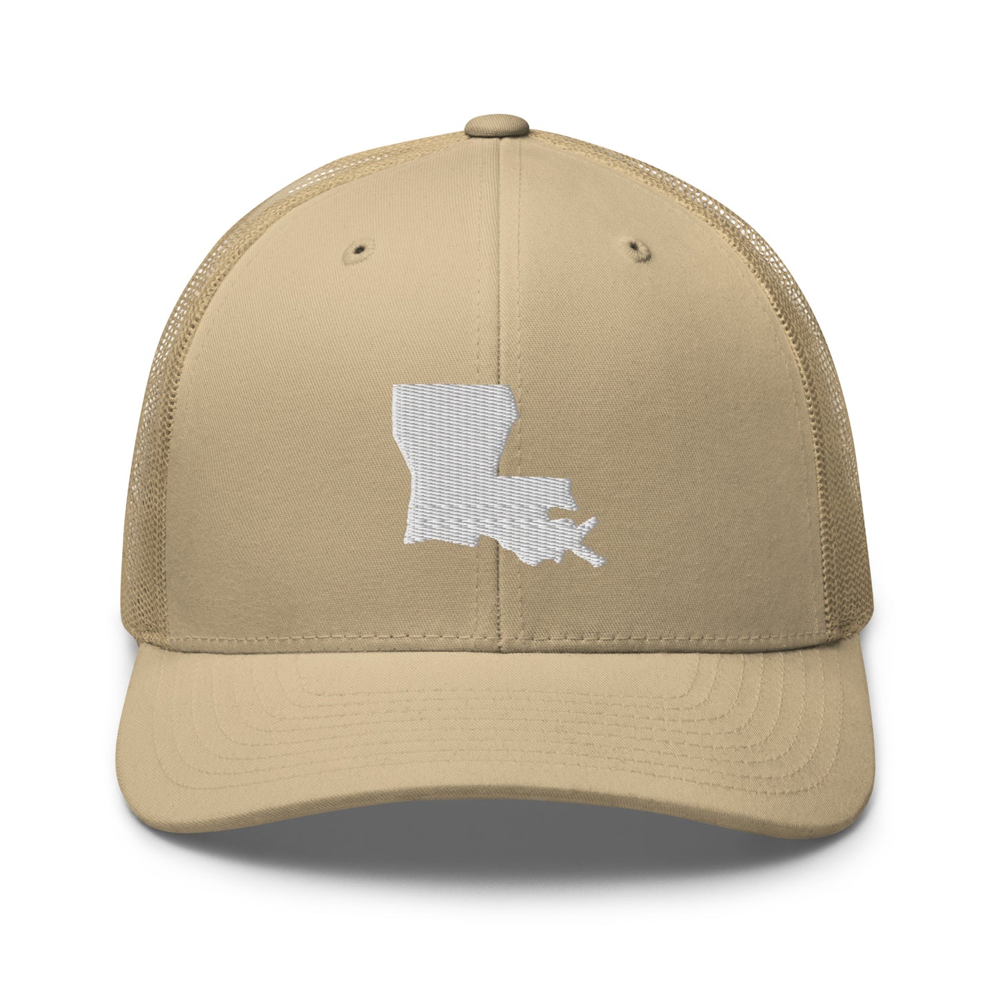 Louisiana State Silhouette Mid 6 Panel Snapback Trucker Hat