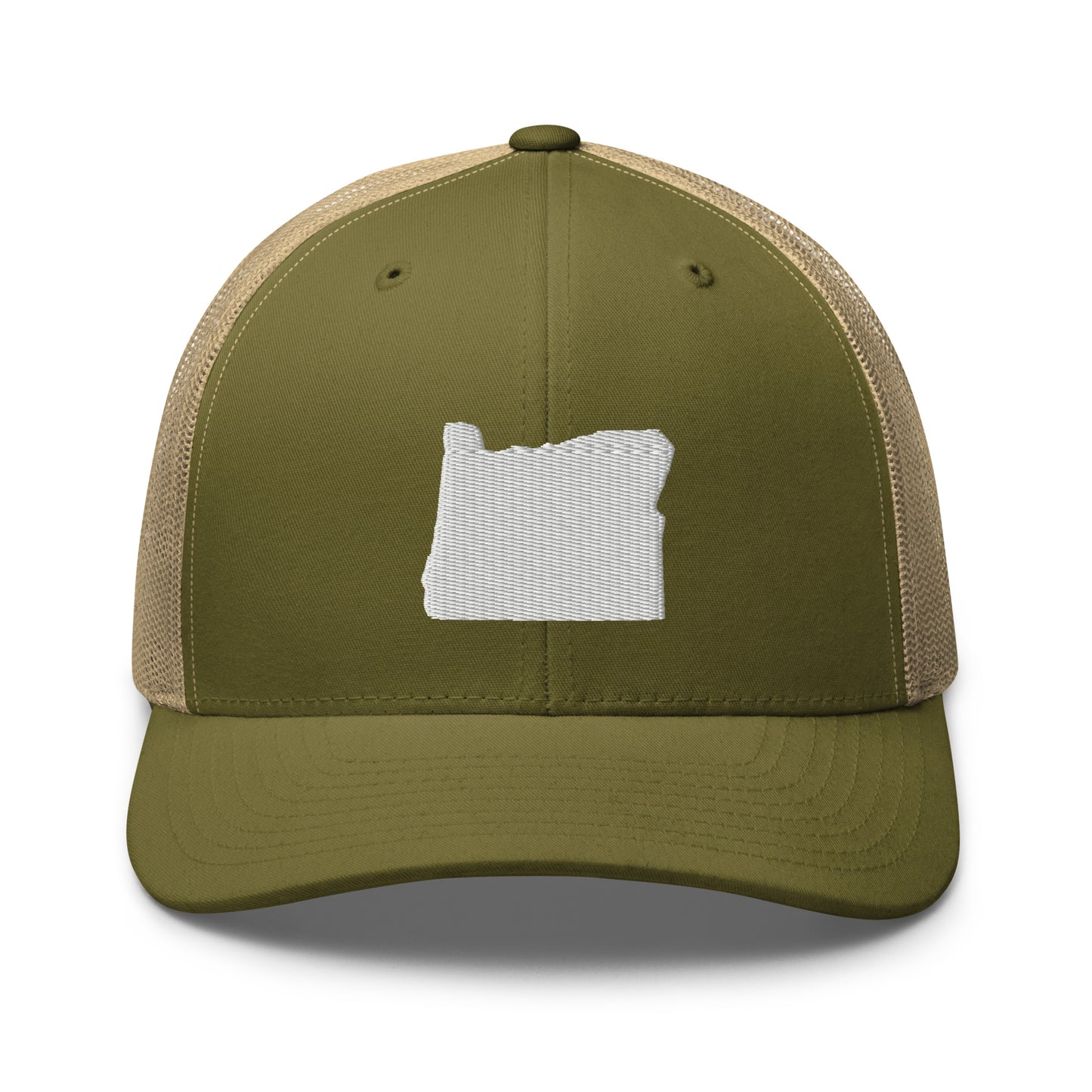 Oregon State Silhouette Mid 6 Panel Snapback Trucker Hat