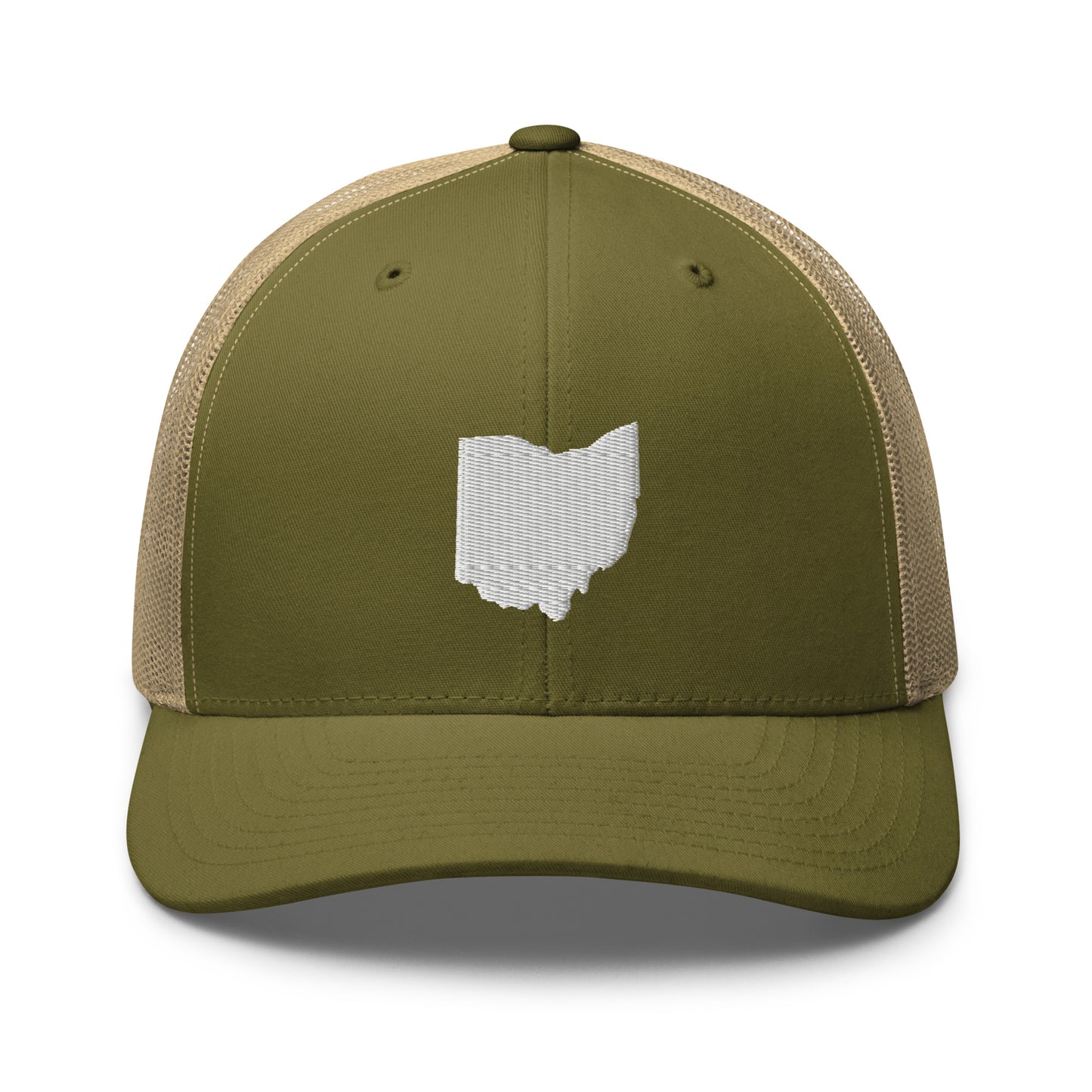 Ohio State Silhouette Mid 6 Panel Snapback Trucker Hat