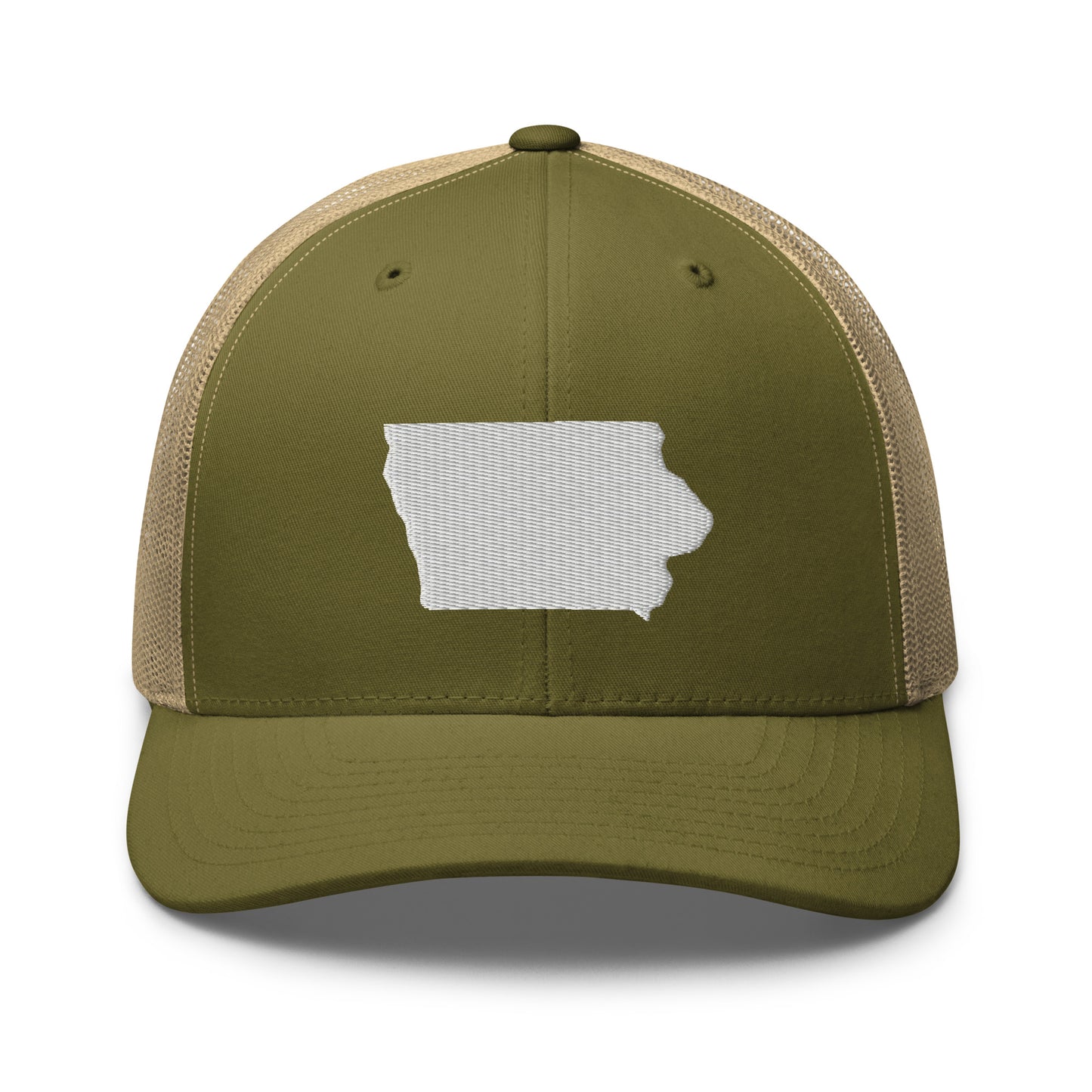 Iowa State Silhouette Mid 6 Panel Snapback Trucker Hat