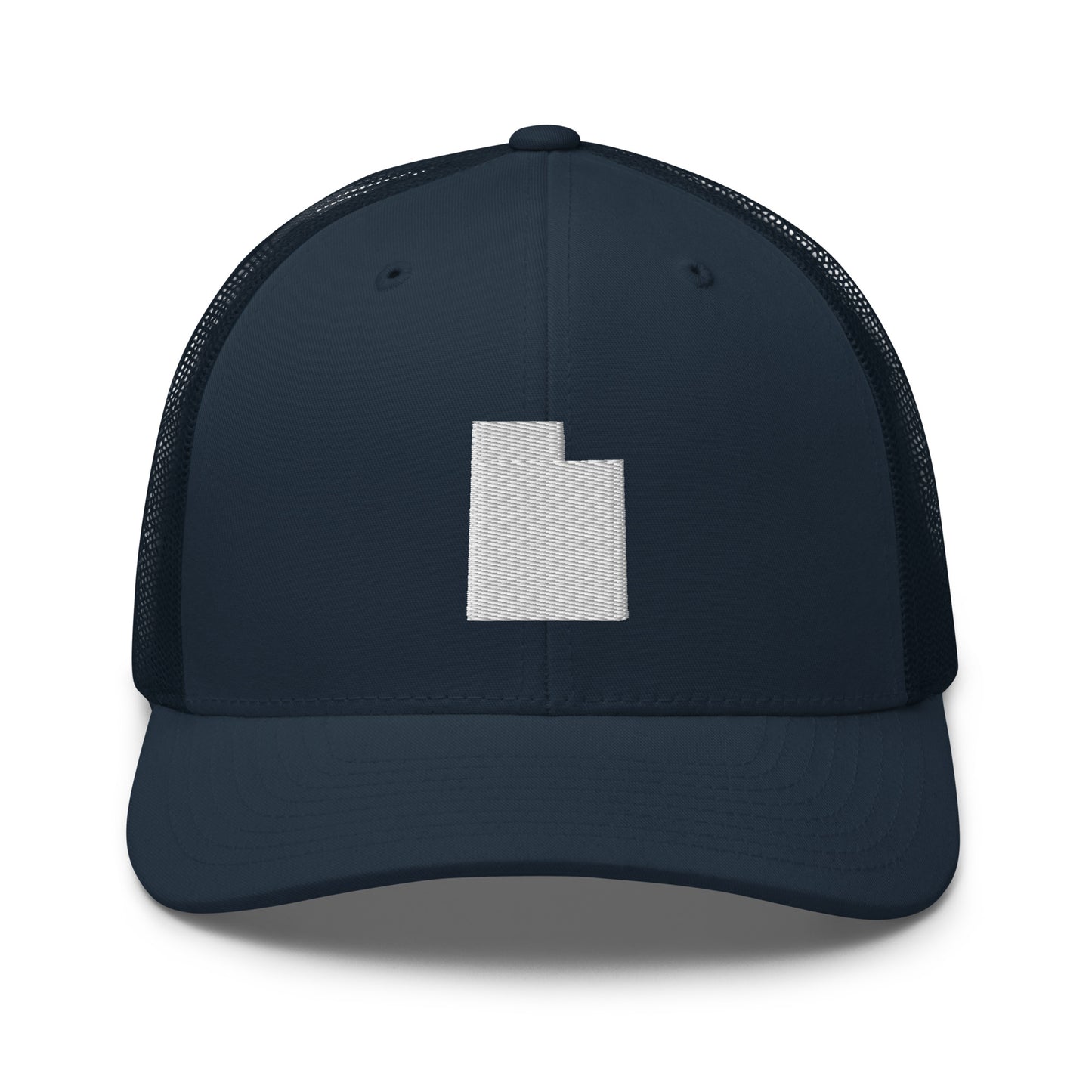 Utah State Silhouette Mid 6 Panel Snapback Trucker Hat
