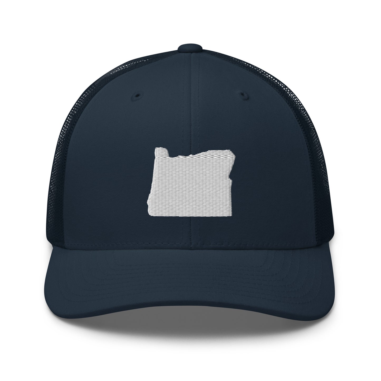 Oregon State Silhouette Mid 6 Panel Snapback Trucker Hat
