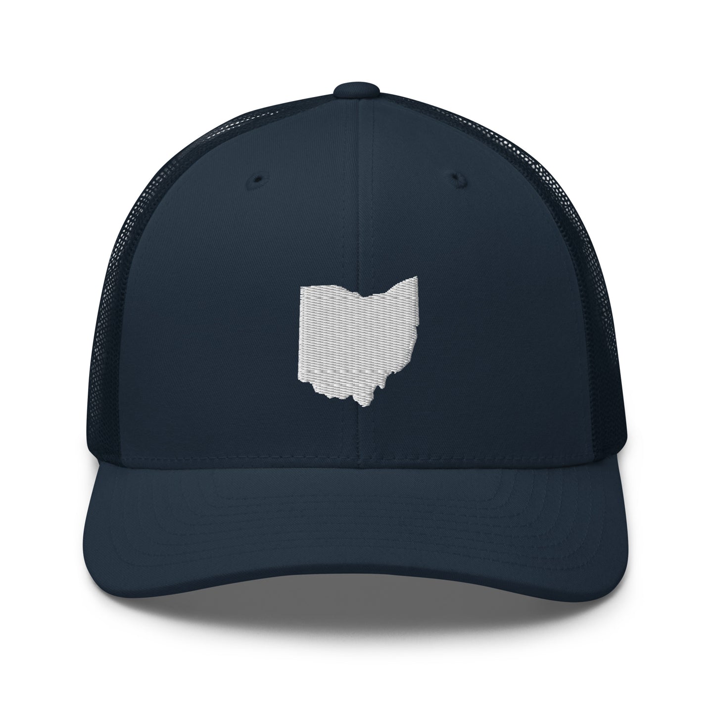 Ohio State Silhouette Mid 6 Panel Snapback Trucker Hat