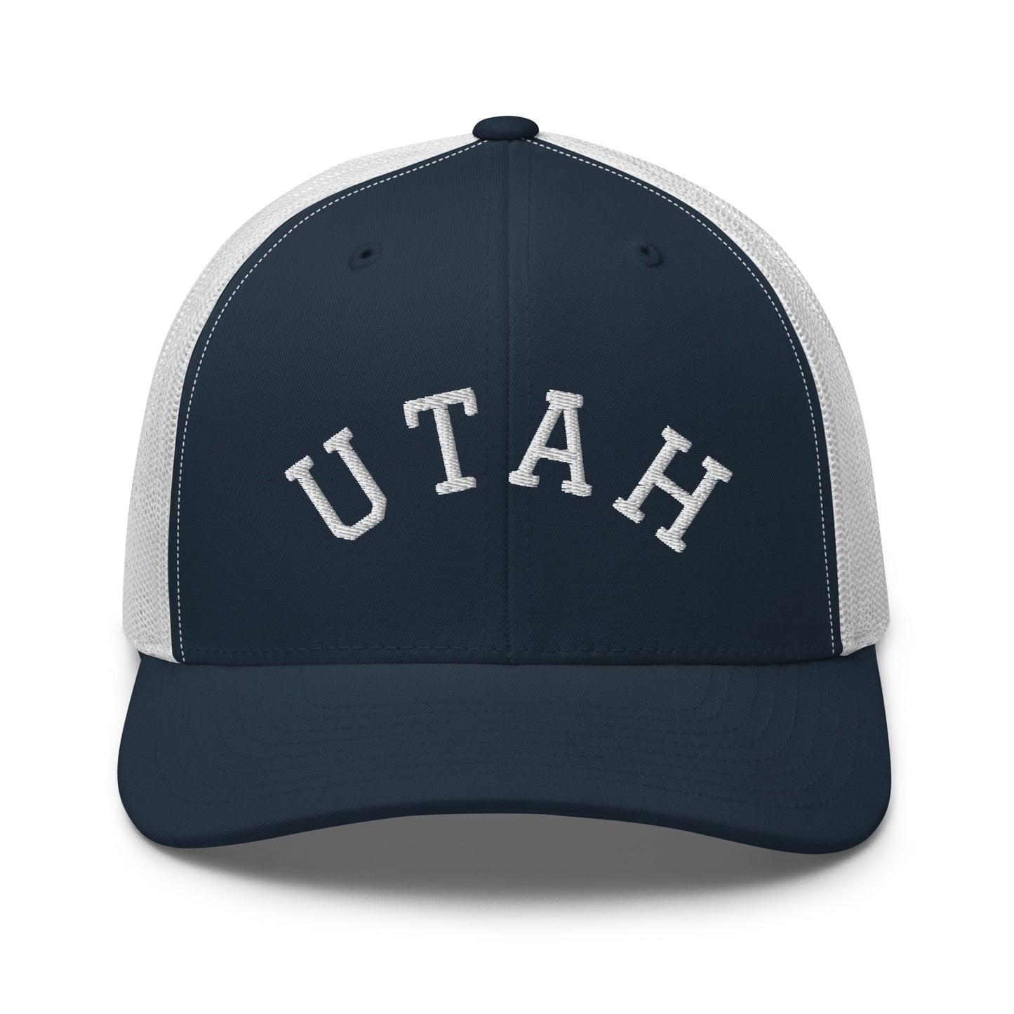 Utah Arch Mid 6 Panel Snapback Trucker Hat