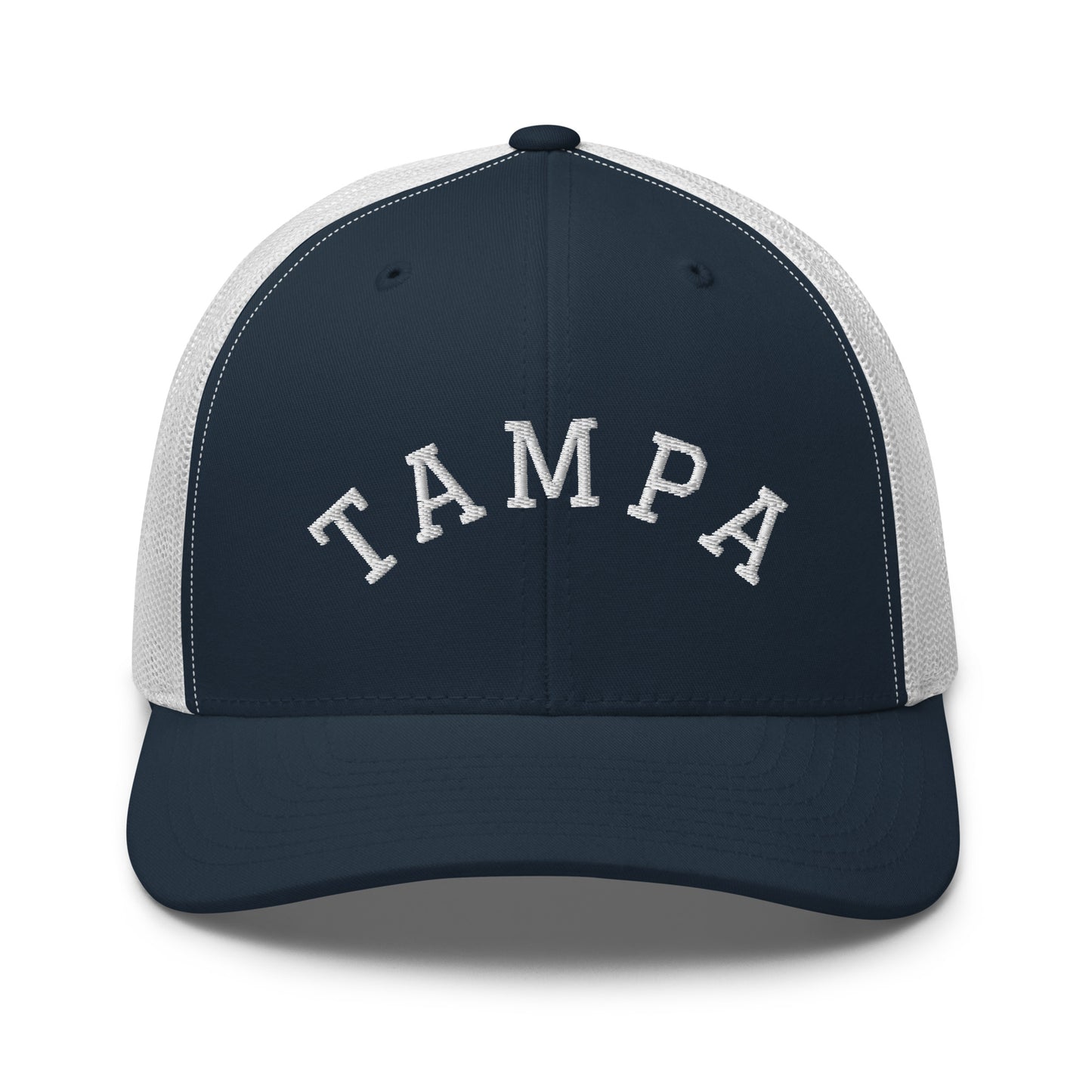 Tampa Arch Mid 6 Panel Snapback Trucker Hat